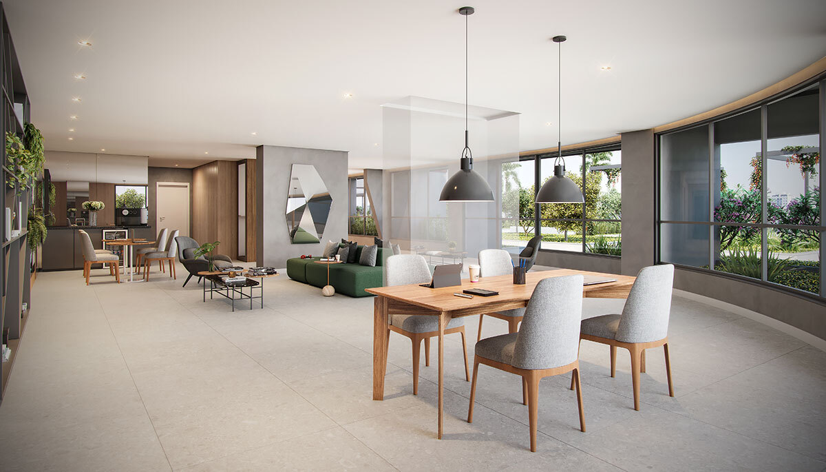 Level Brooklin - Residencial - 20283 - Coworking
