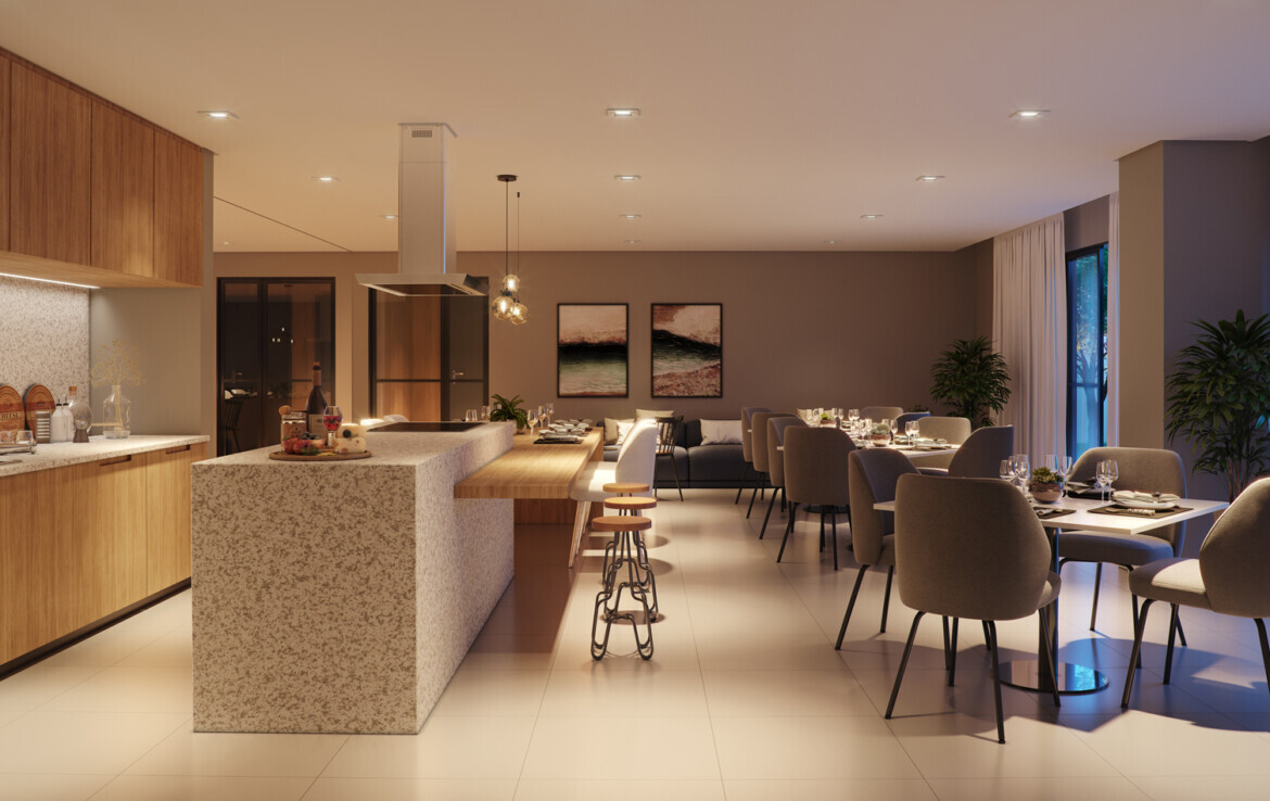 THINK Home Alameda Barros - Residencial - 20653 - Salao de festas