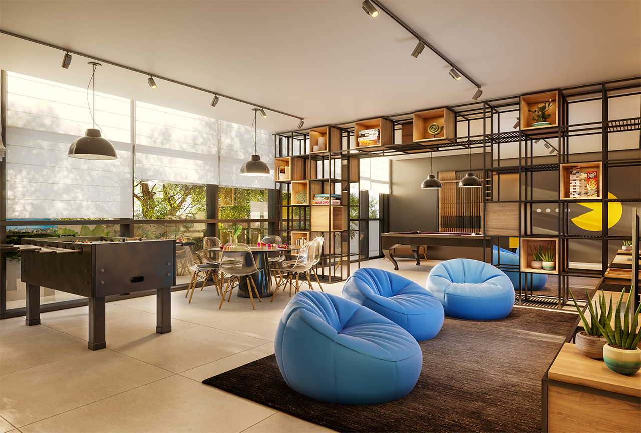 Nik Paulista - Residencial - 23727 - Sala de jogos