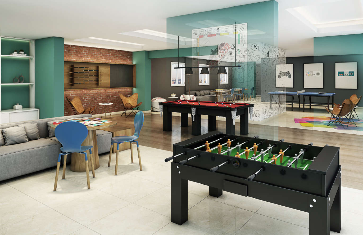 Gran Kazzas Sacomã - Residencial - 28374 - Sala de jogos