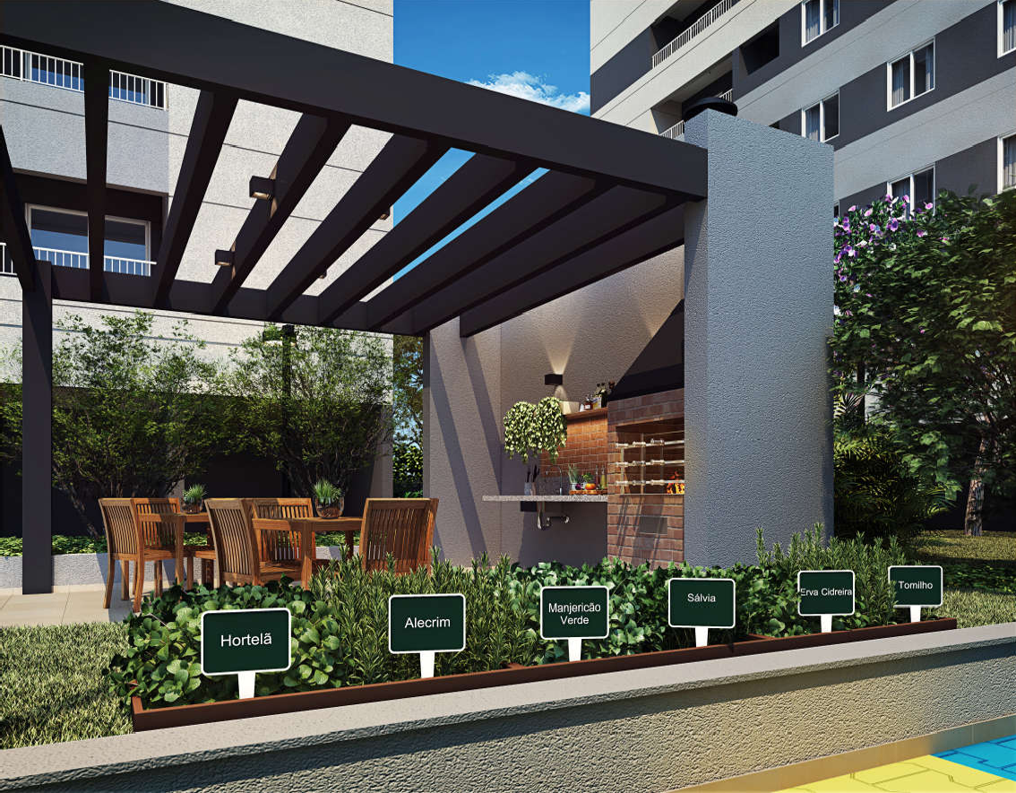 Gran Kazzas Sacomã - Residencial - 28374 - Horta coletiva