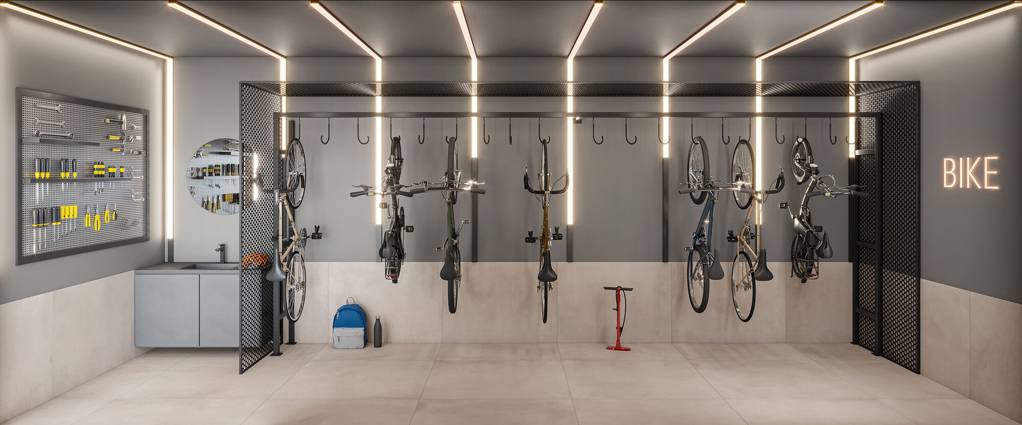 Led Madá - NR - 30337 - Bicicletario