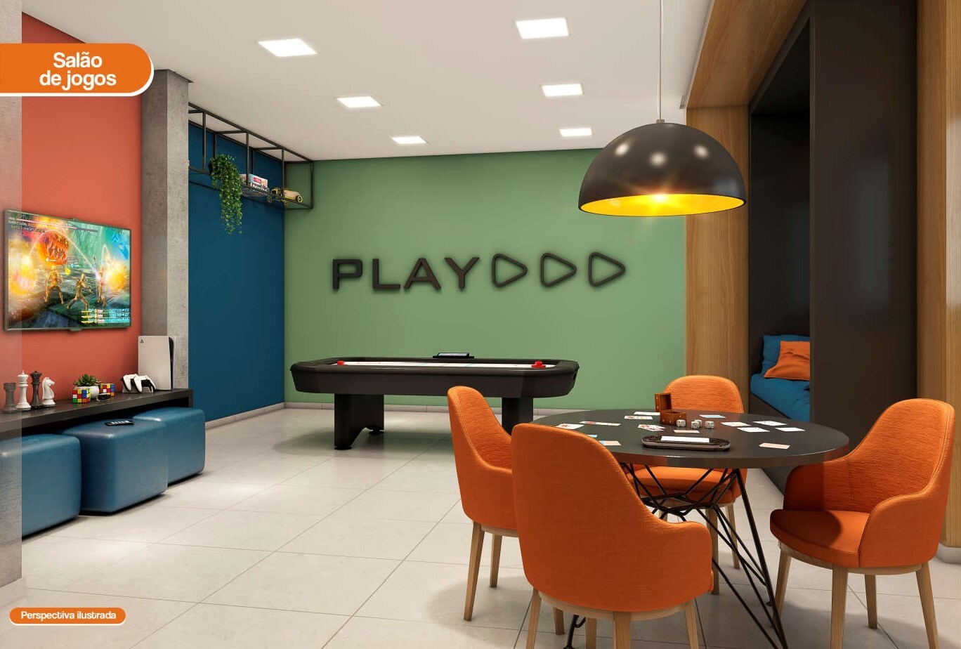 K Centro - 30584 - Sala de jogos