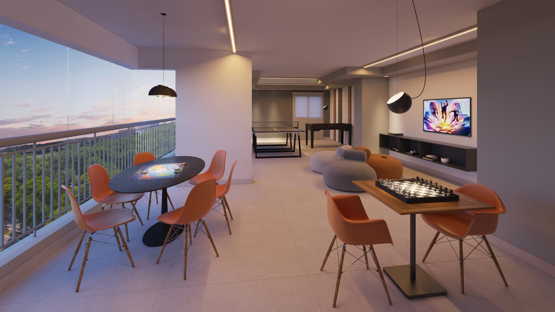 Versos Ipiranga - Residencial - 31285 - Sala de jogos