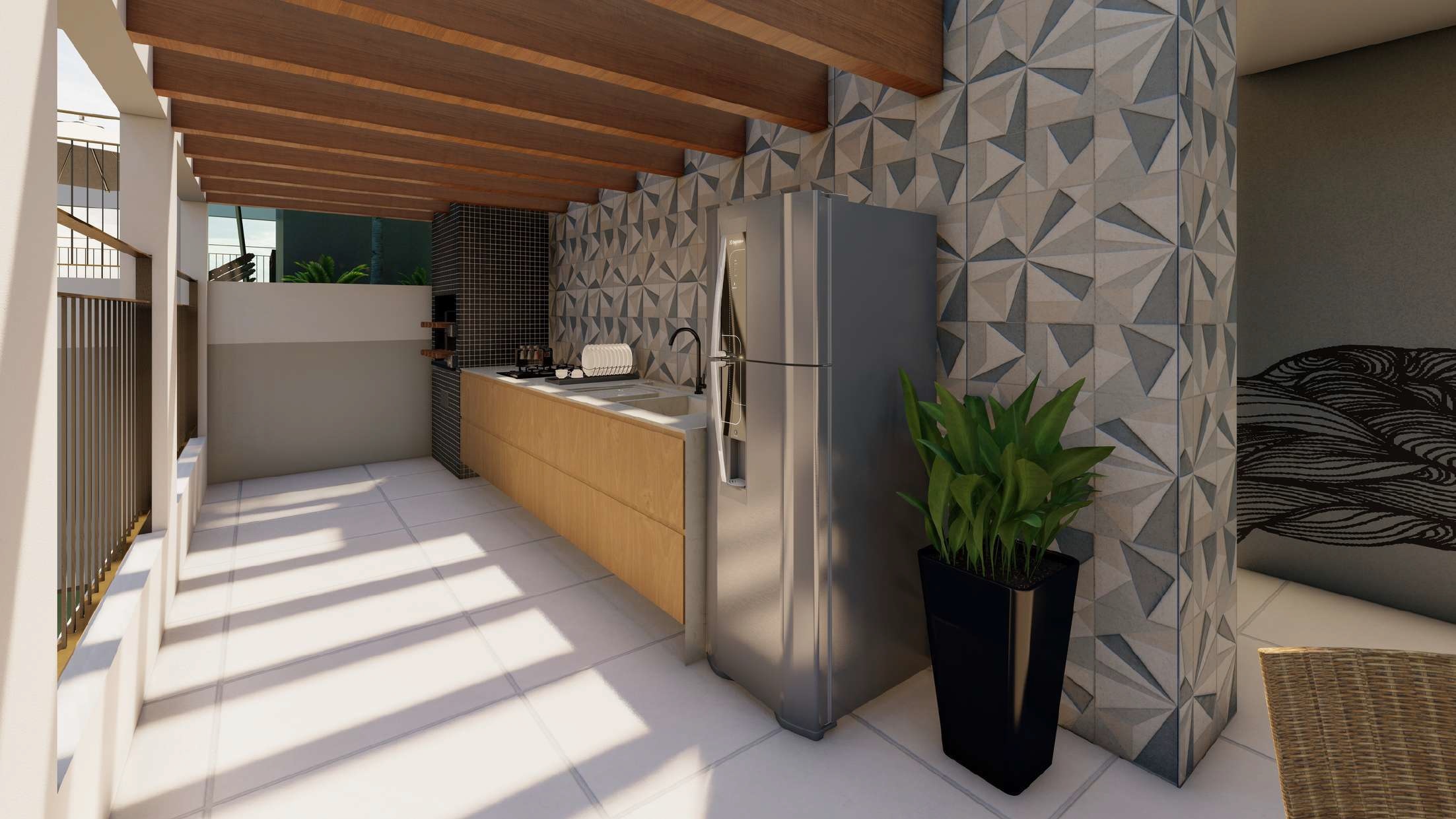 Station Garden - Residencial - 34717 - Churrasqueira