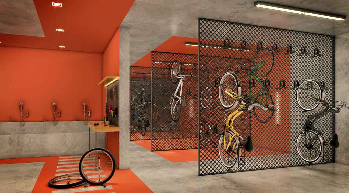 ClubLine São Judas - Residencial - Fase 2 - 42629 - Bicicletario