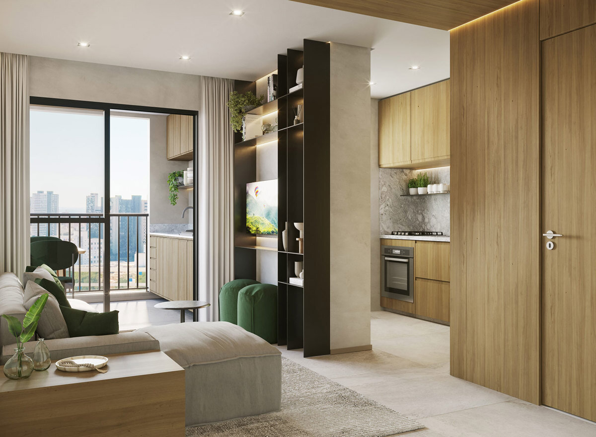 Viva Benx Star Campo Belo - Residencial - 42655 - Living