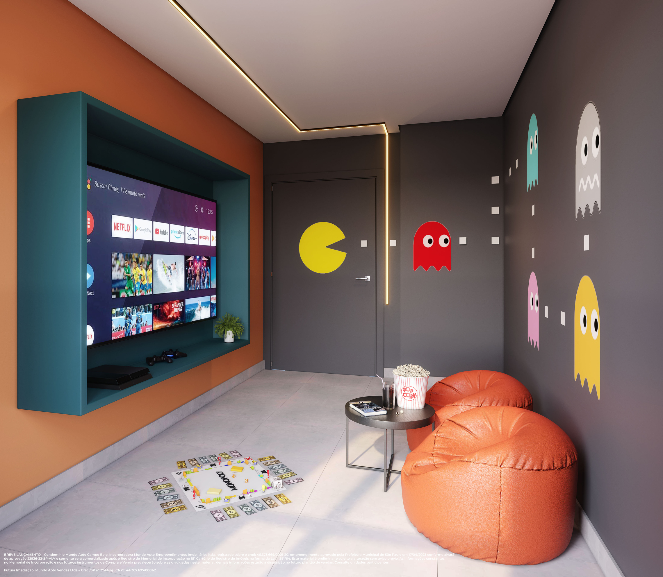 Mundo Apto Campo Belo - Residencial - 44410 - Sala de jogos