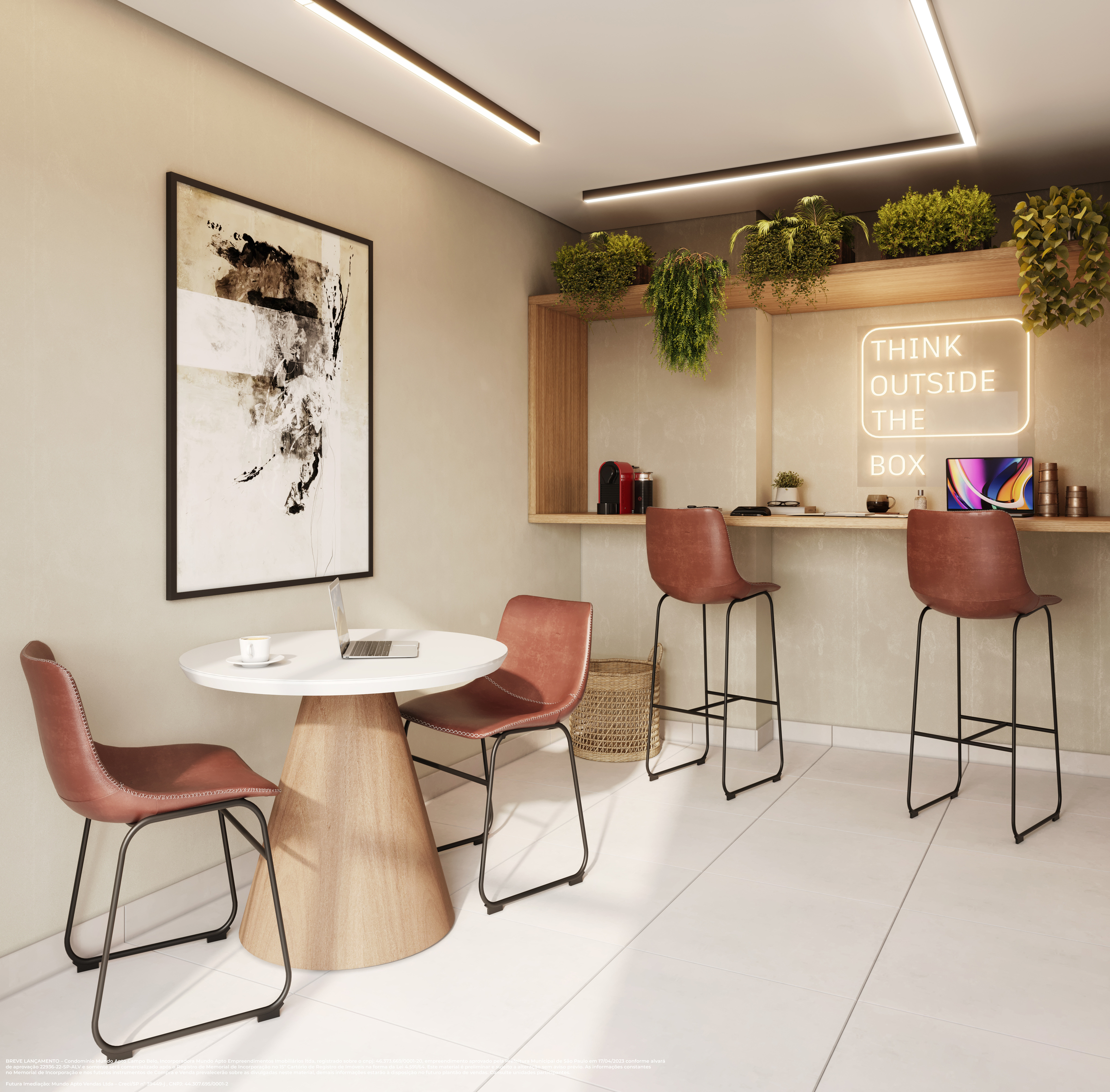 Mundo Apto Campo Belo - Residencial - 44410 - Coworking