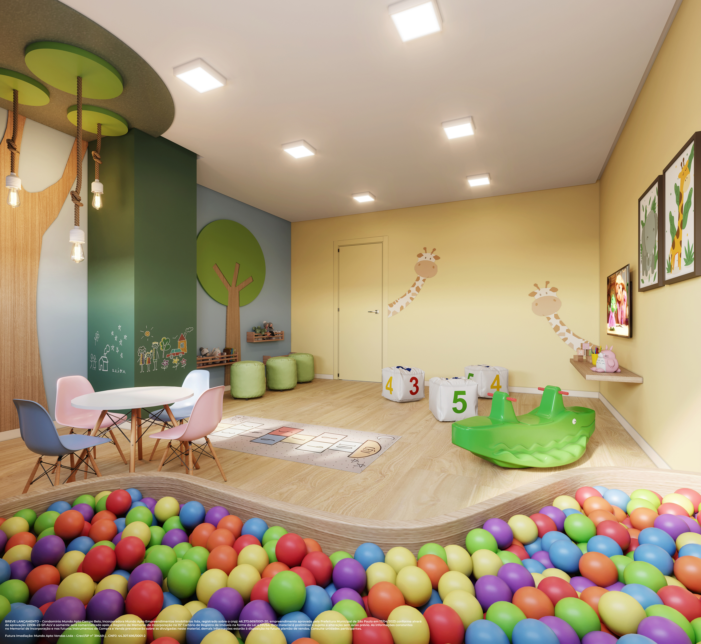 Mundo Apto Campo Belo - Residencial - 44410 - Brinquedoteca
