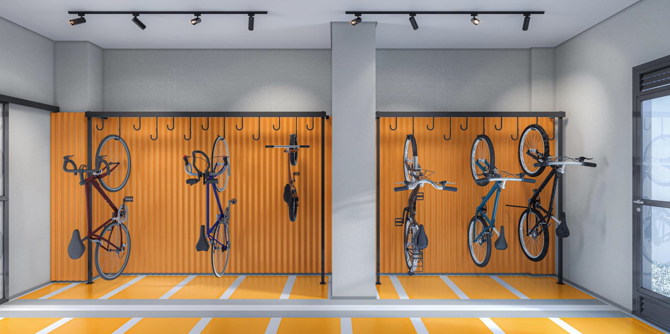 MOD Pinheiros - Residencial - 44412 - Bicicletario