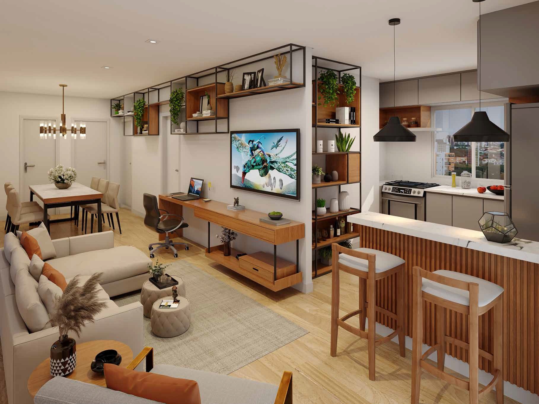 Bosque Club Itaquera - 45662 - Living