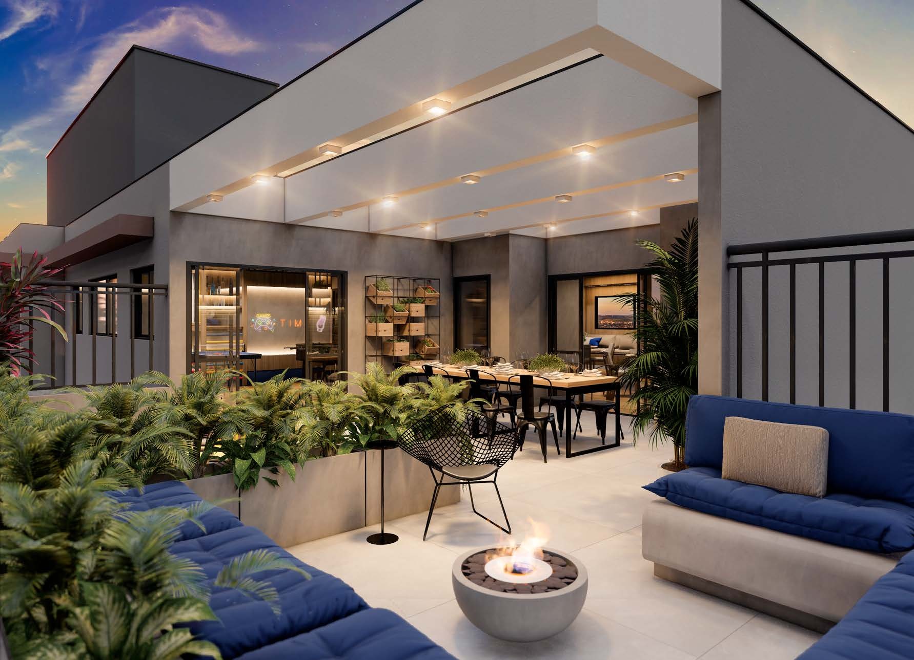 Mansões Residencial - 46965 - Fire place