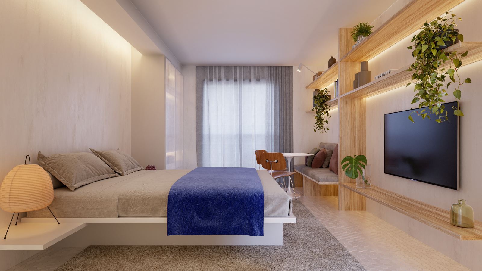 Jardim - Residencial - 49595 - Living