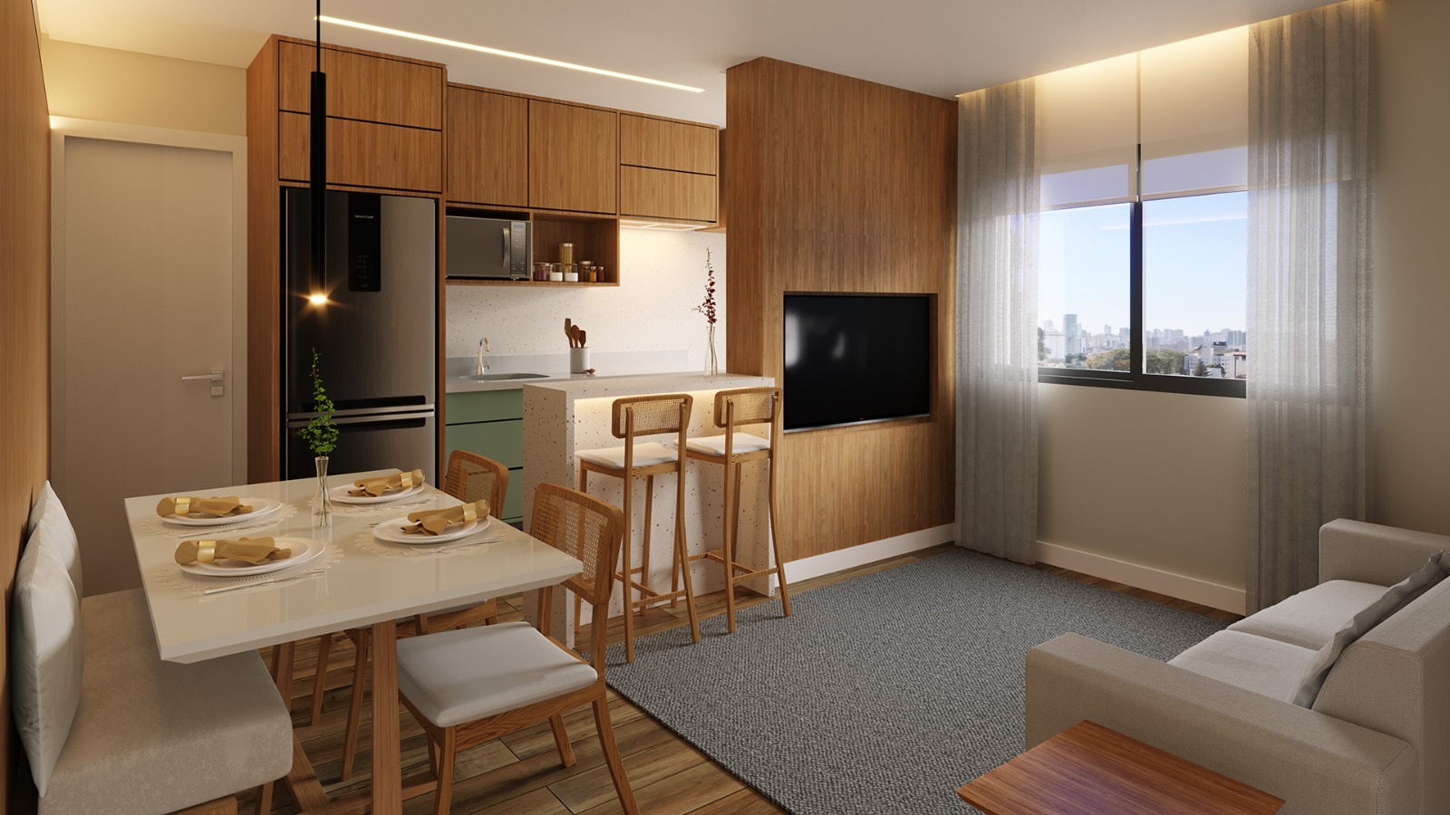 Bellissimo Mooca - 52283 - Living