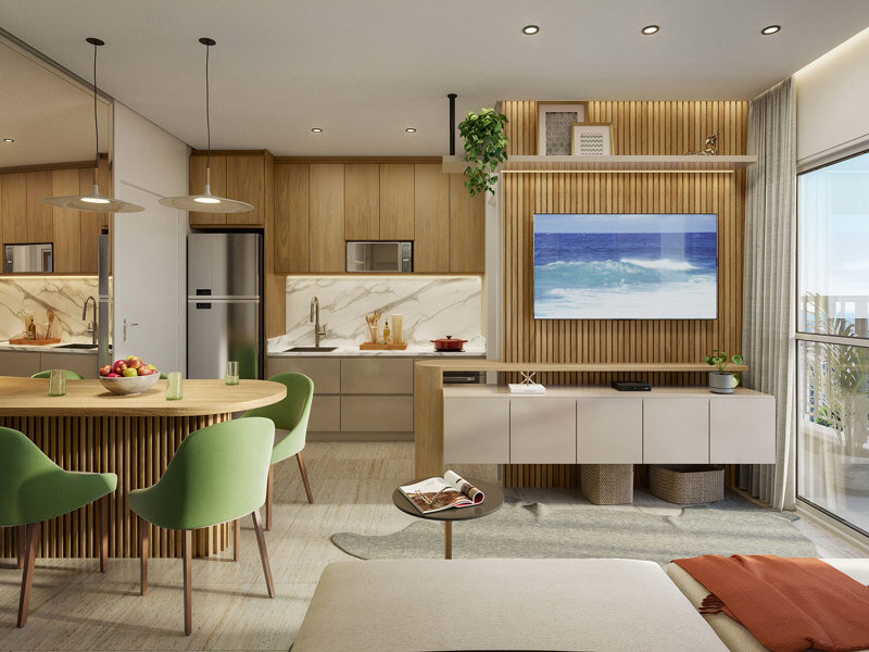 Viva Benx Klabin - 57327 - Living Apto 54m²