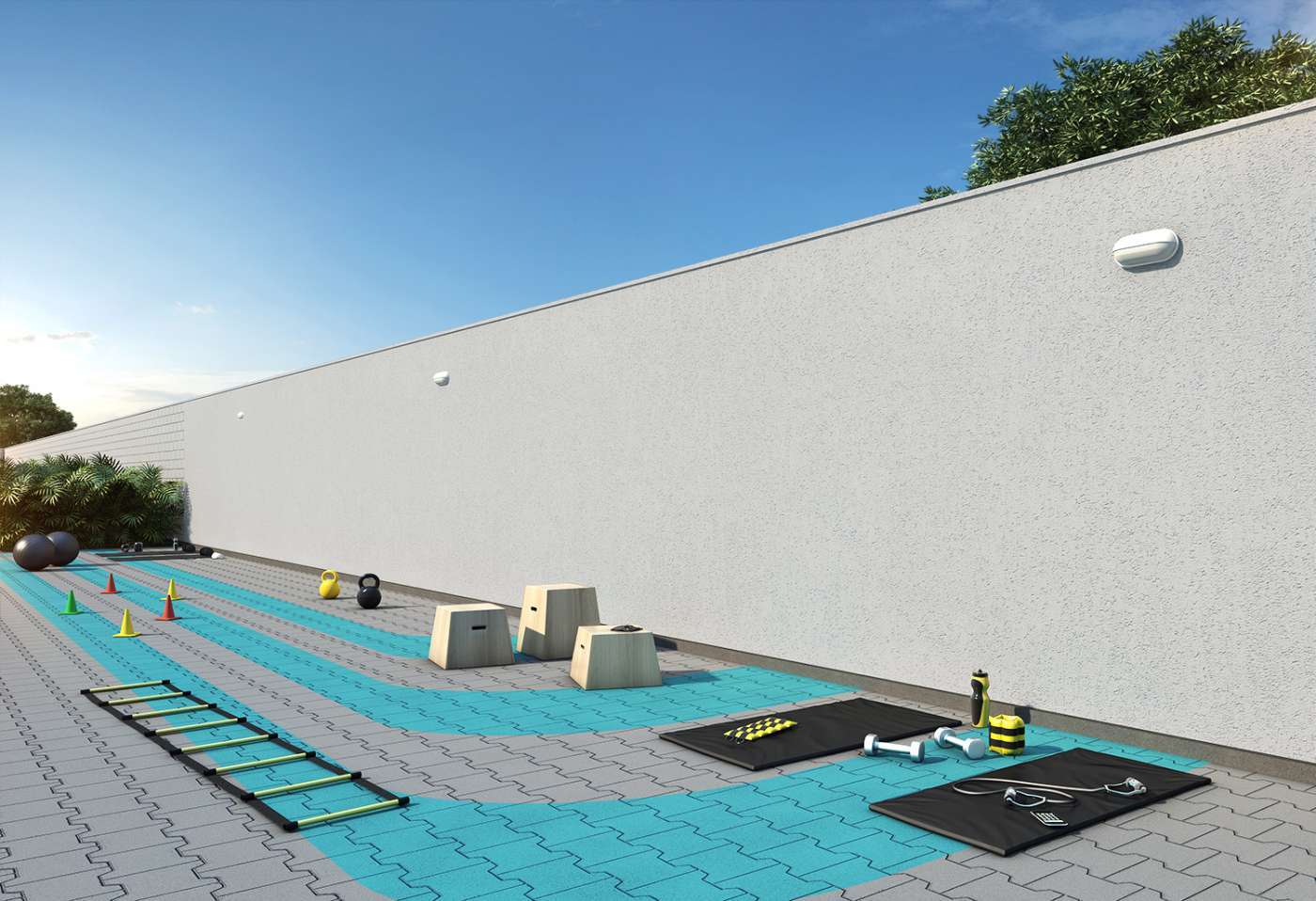 Clube Kazzas Tiquatira - Fase 1 - 60784 - Fitness externo