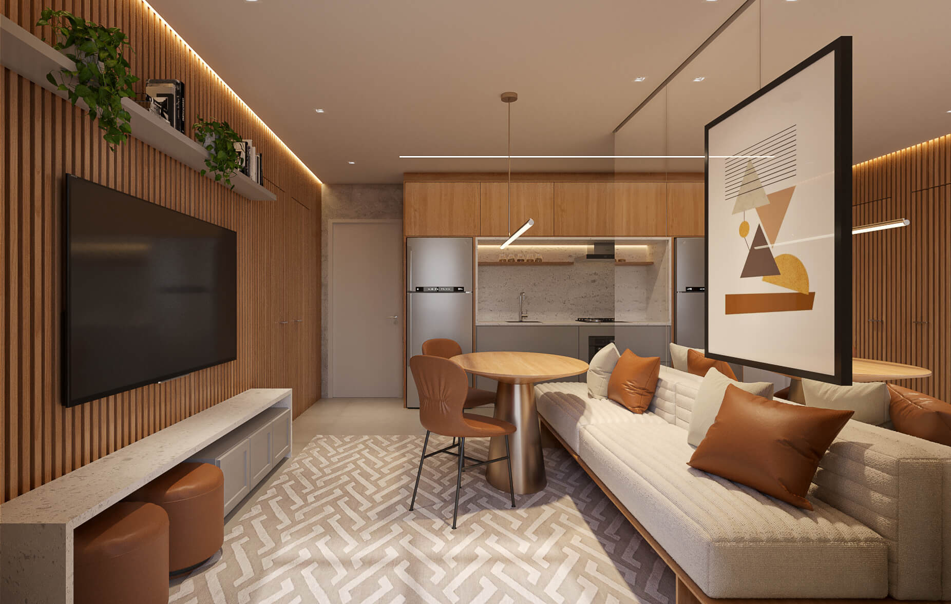 EVO Vila Clementino - Residencial - 63640 - Living