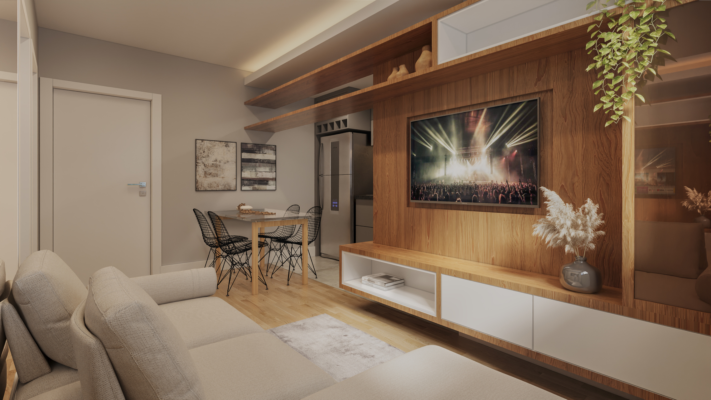 Encanto Clube Residencial - Fase 2 - 64624 - Living