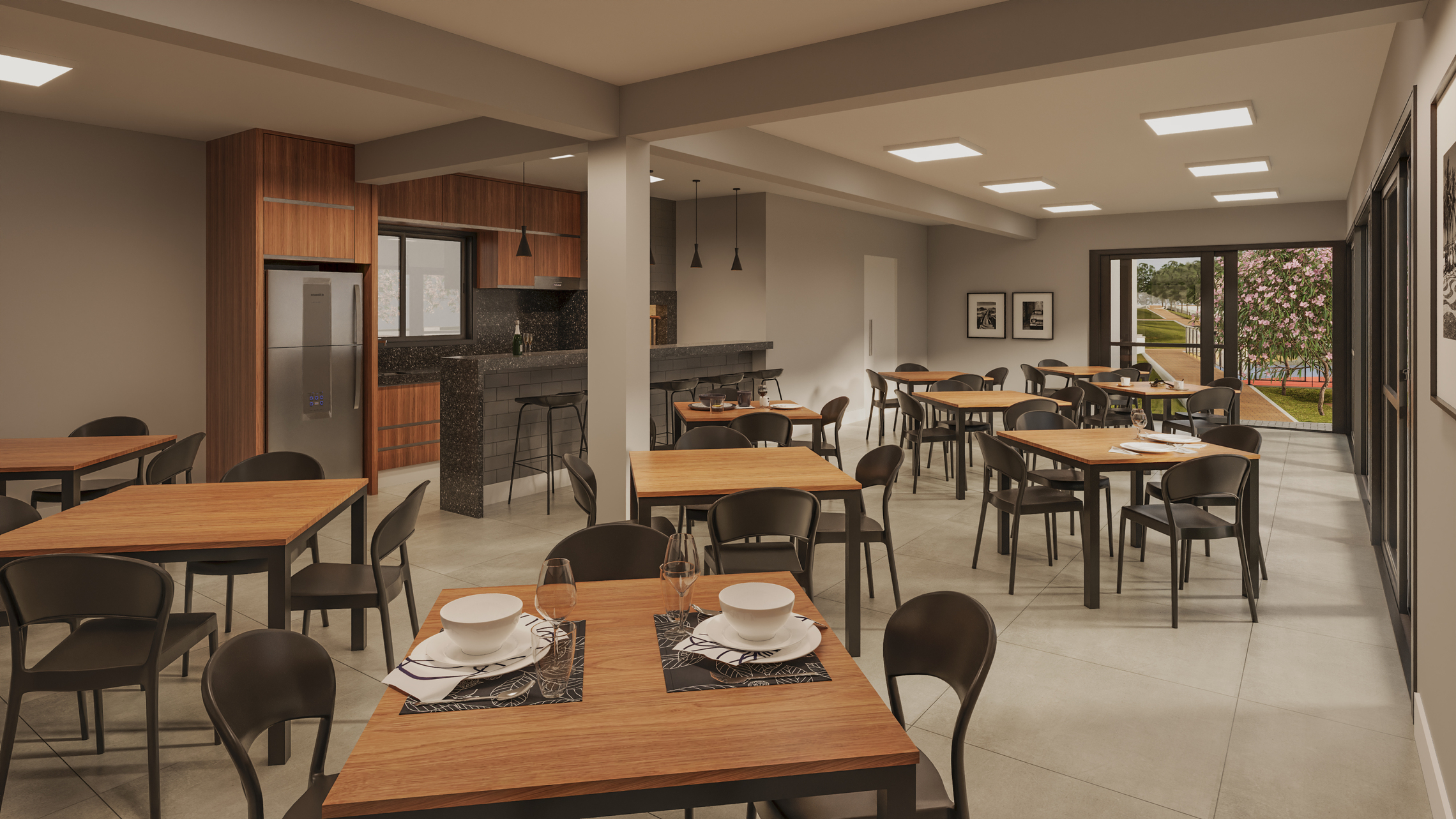 Encanto Clube Residencial - Fase 2 - 64624 - Salão de festas