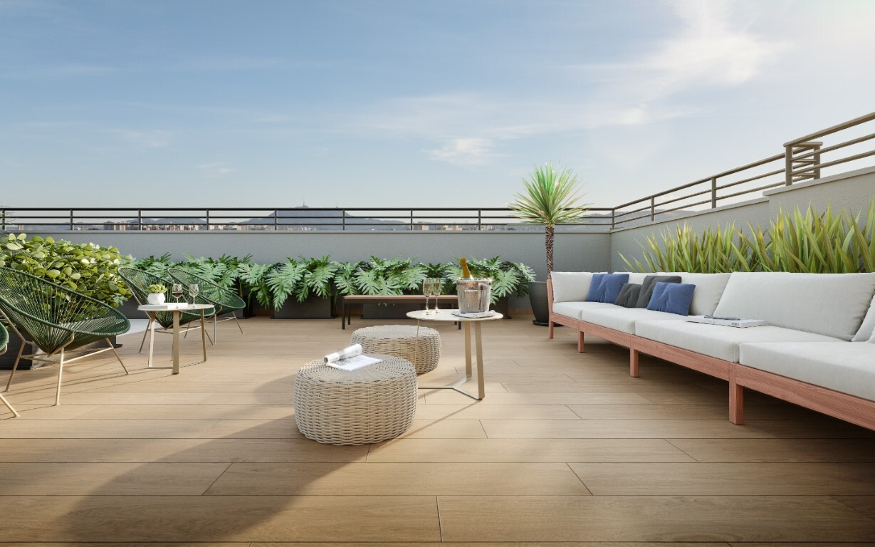 Cidade Lapa Água Branca - 65382 - Terraço coletivo