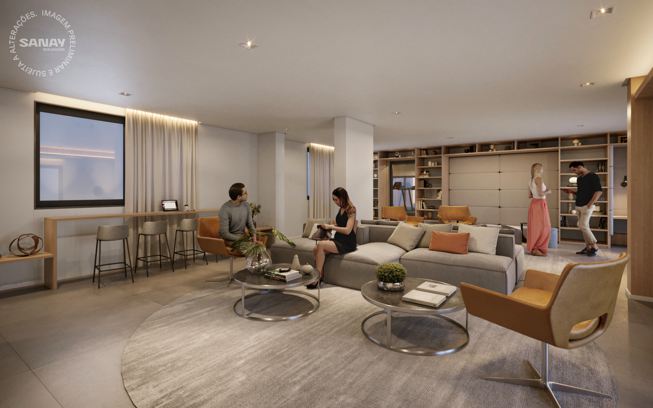 Sampa Consolação - 66013 - Lounge no Terreo