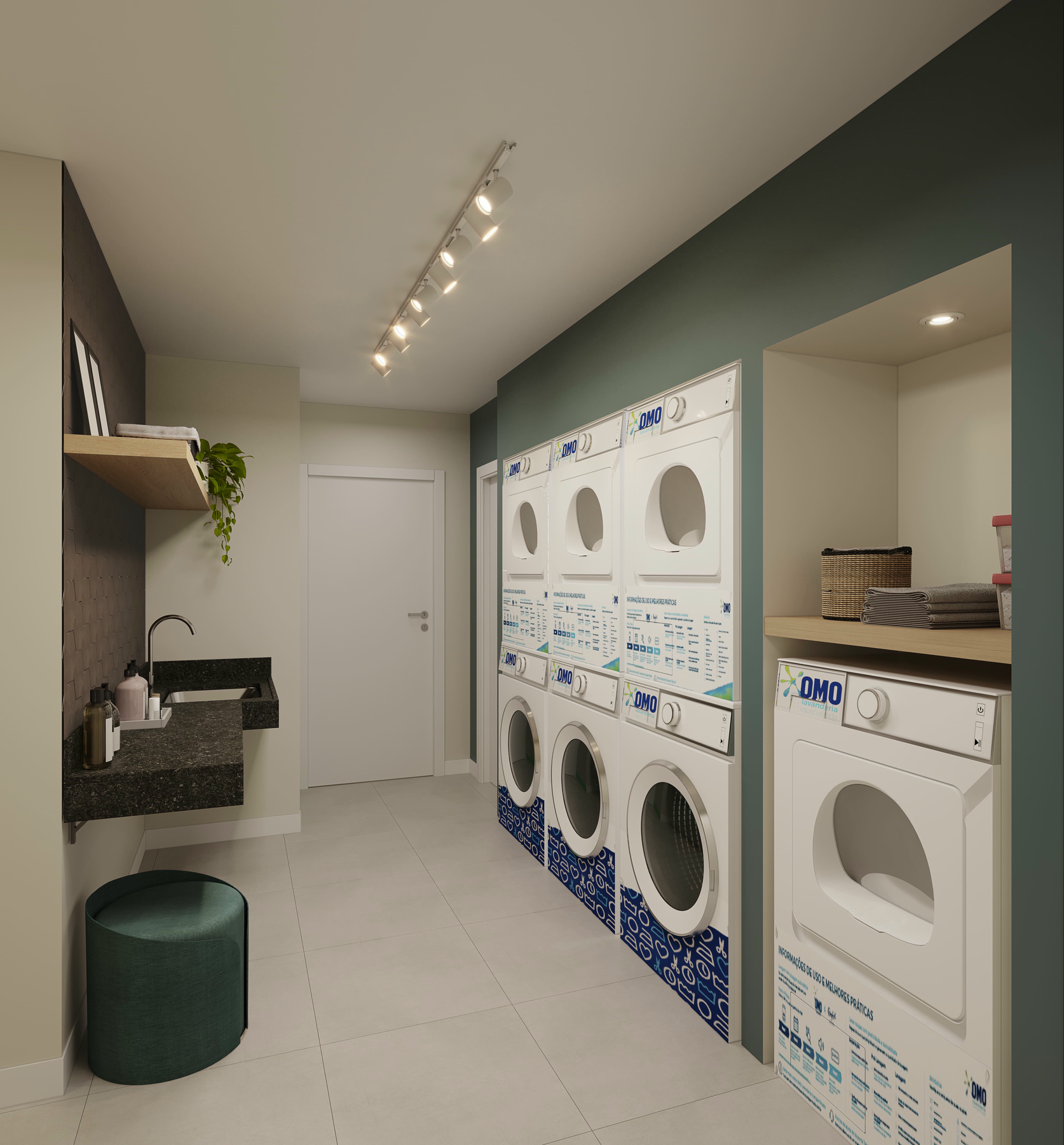Mundo Apto Elevato Brooklin - 69562 - Lavanderia