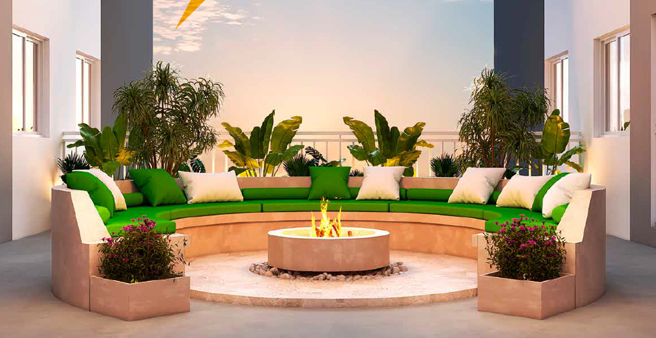 Griffe Club Sapopemba - 70541 - Fire place