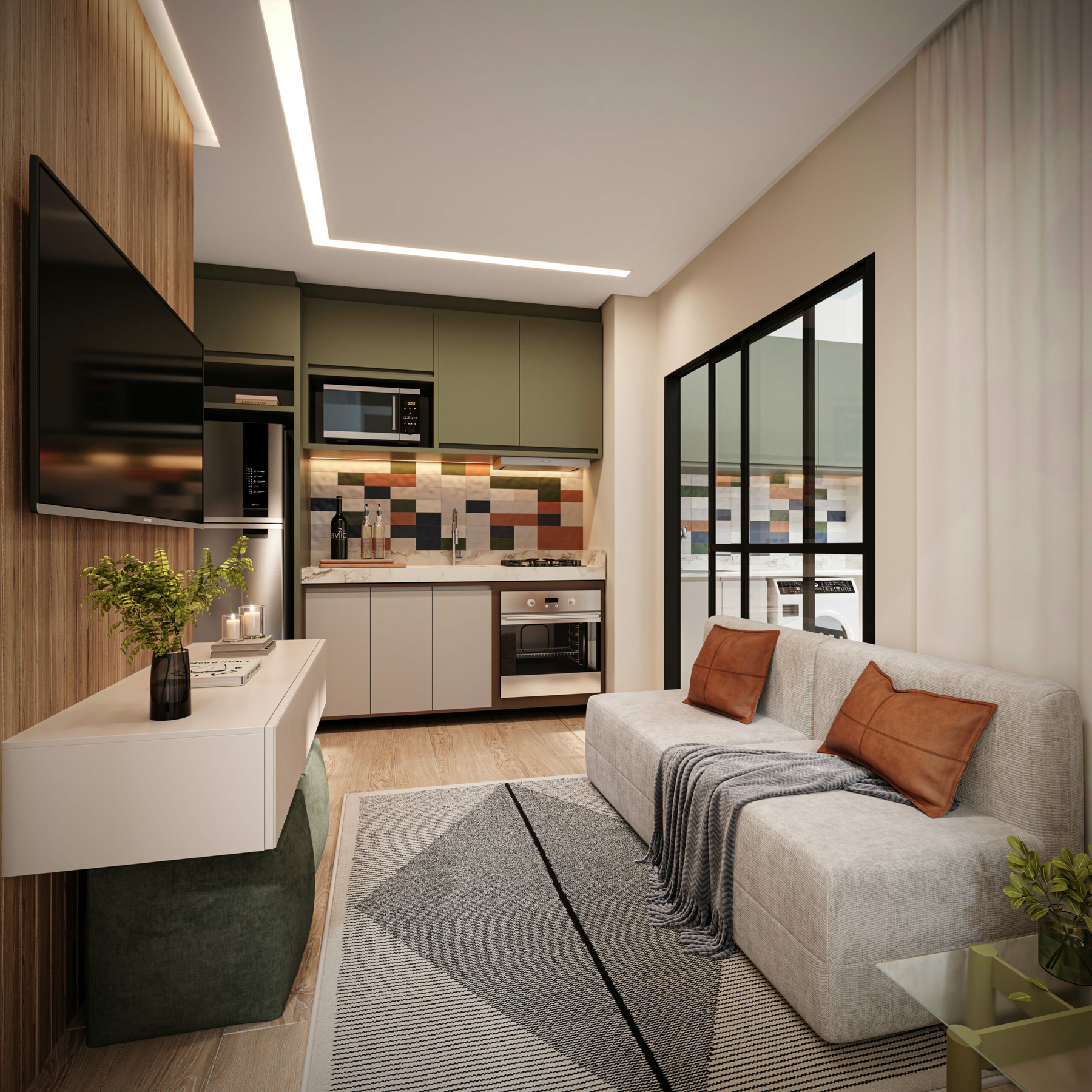 Maskan Carrão - Residencial - 70635 - Living