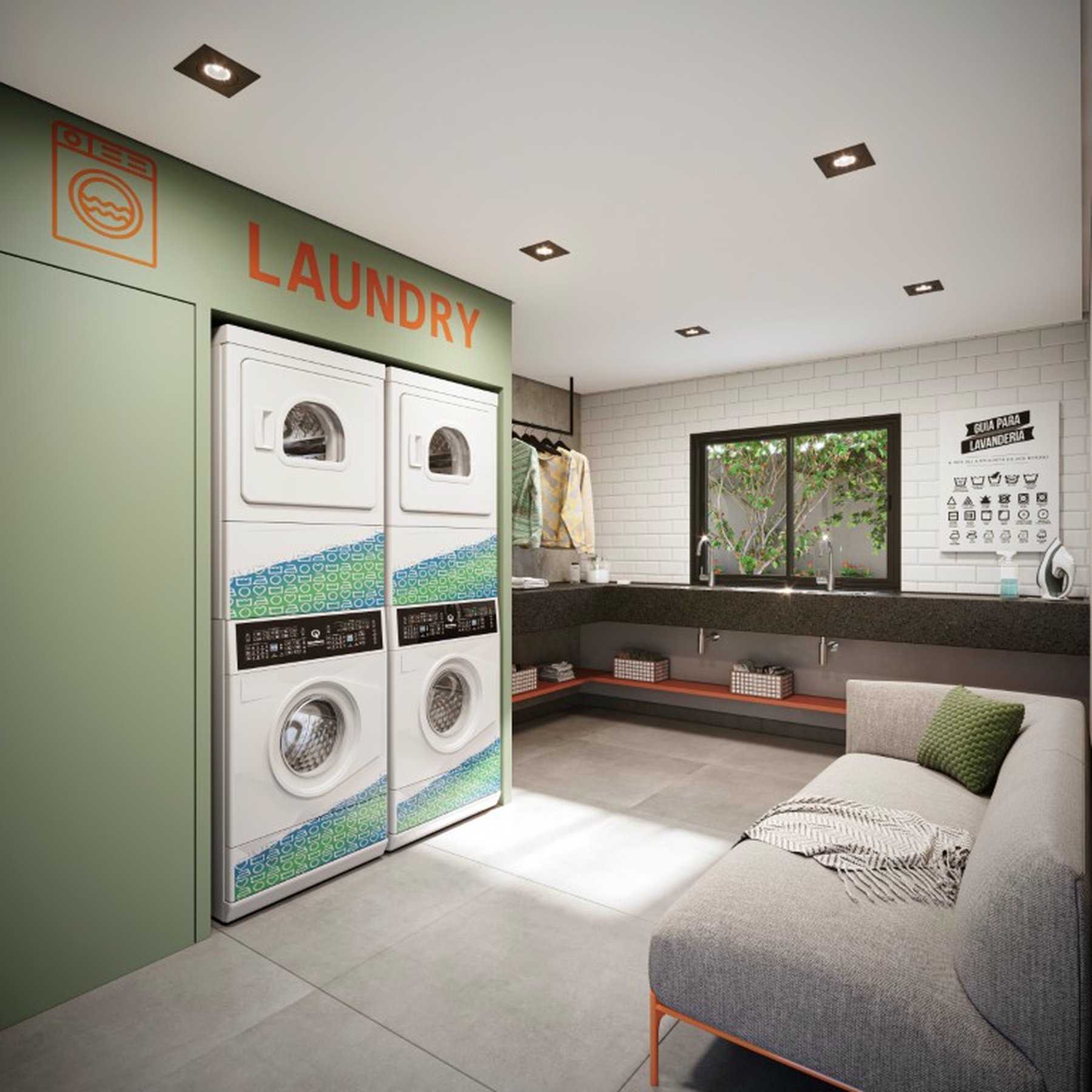 Maskan Carrão - Residencial - 70635 - Lavanderia