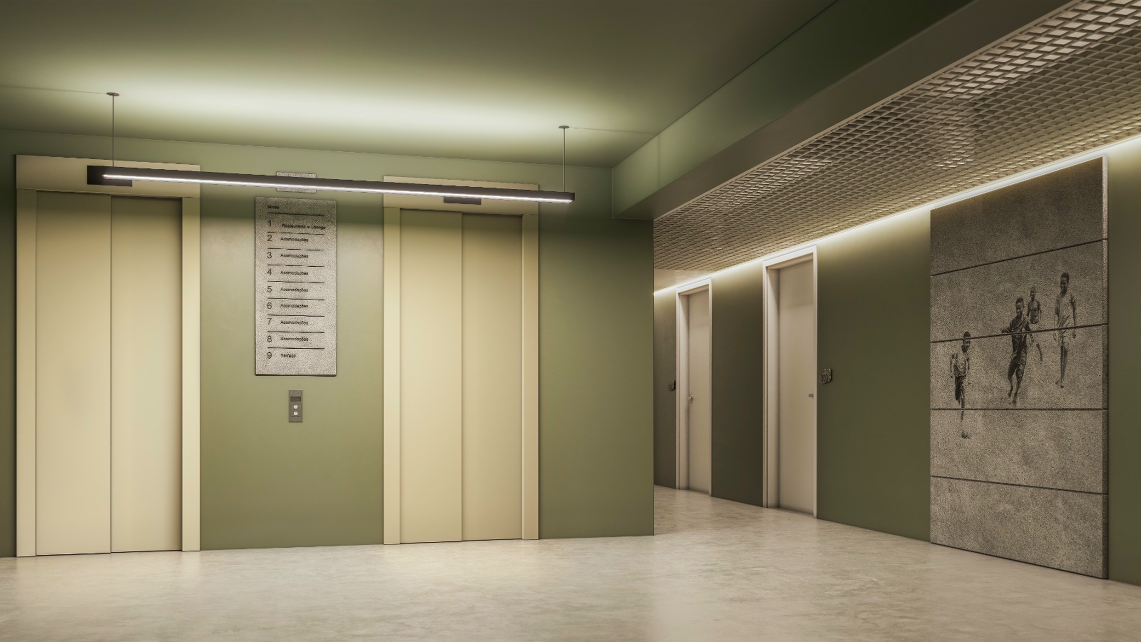 Tebas - 71908 - Corredor com Arte