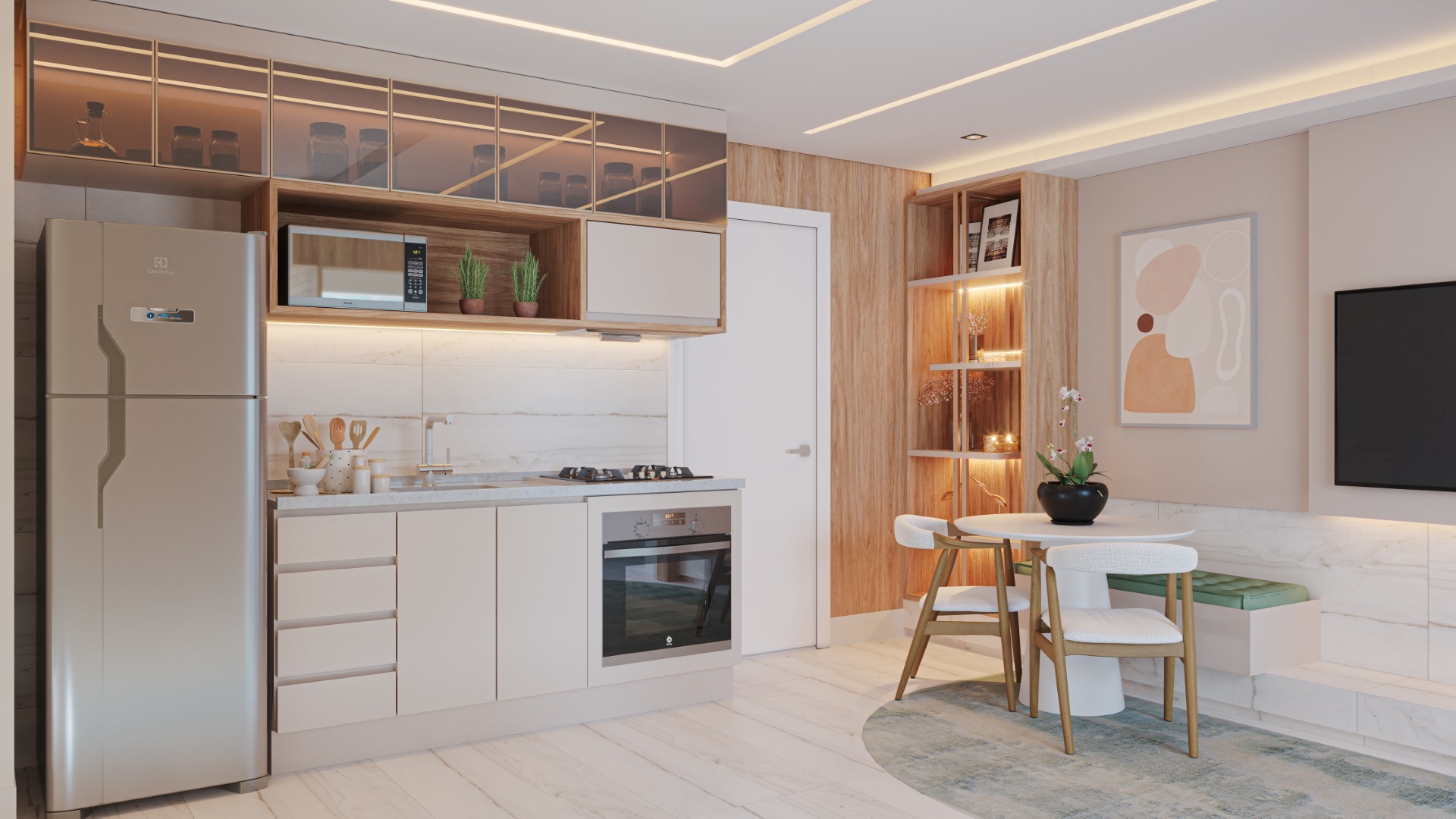 Lumy Brick - Residencial - 38740 - Cozinha