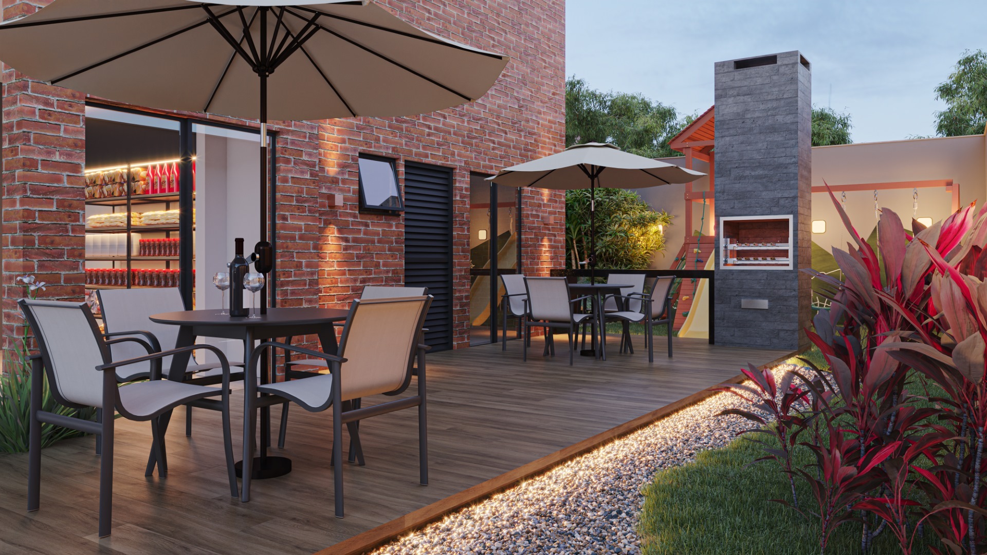 Lumy Brick - Residencial - 38740 - Churrasqueira
