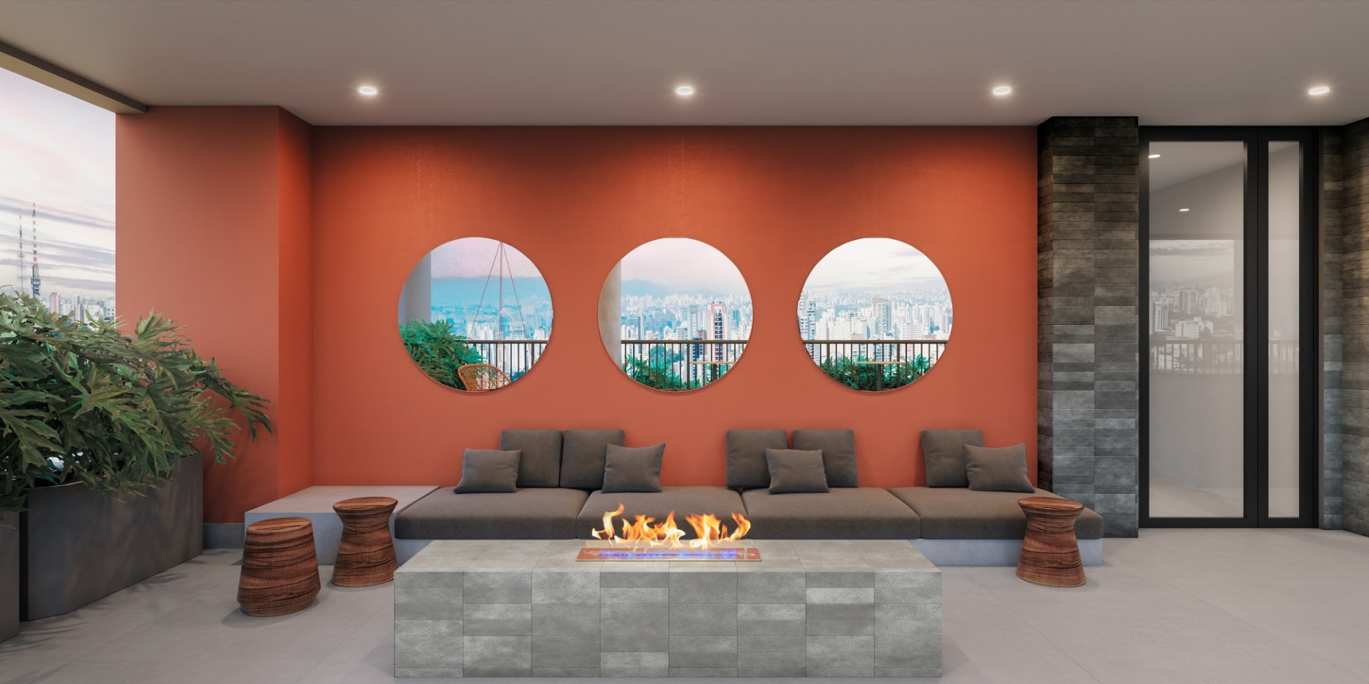 Station Vila Madalena - Residencial - 43094 - Fire place
