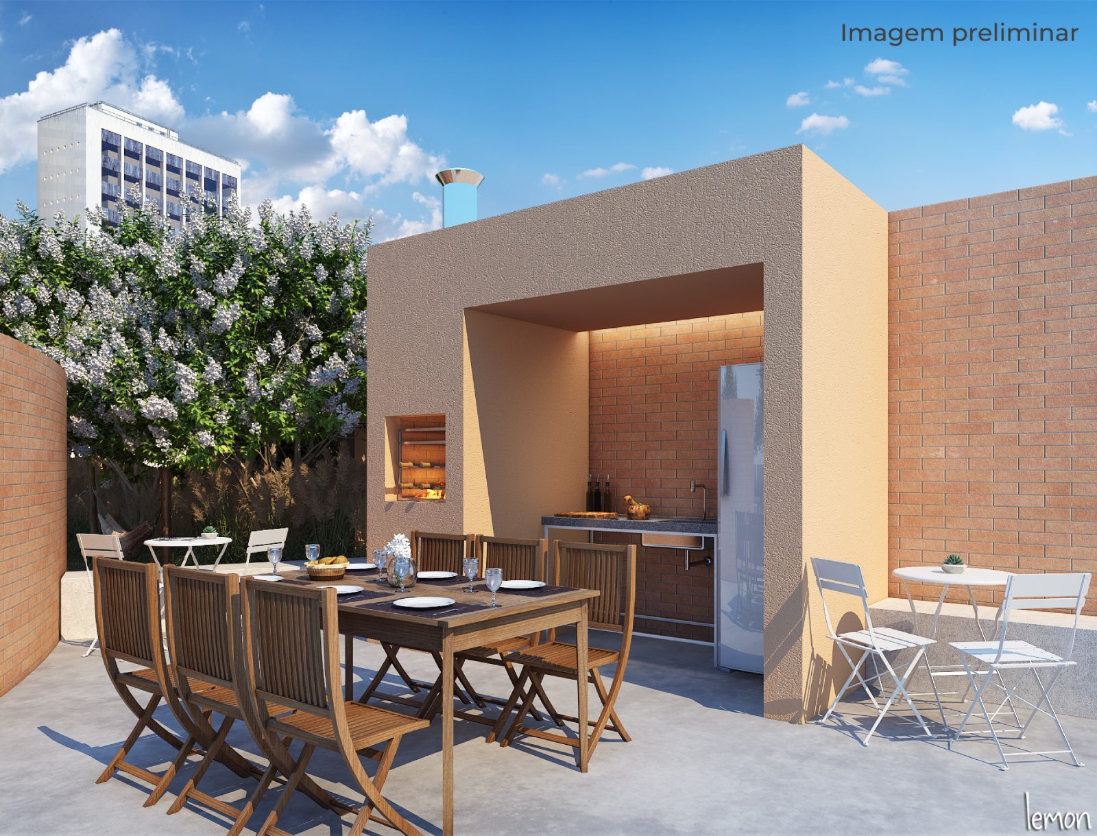 Bem Viver Praça Nébias - Residencial - 48849 - Churrasqueira