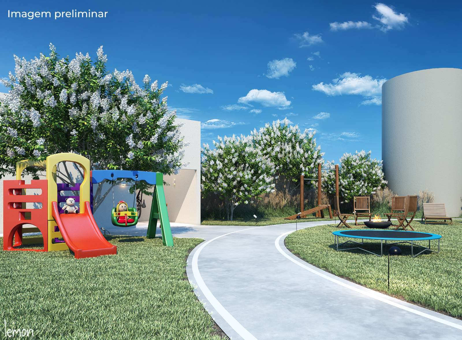 Bem Viver Praça Nébias - Residencial - 48849 - Playground