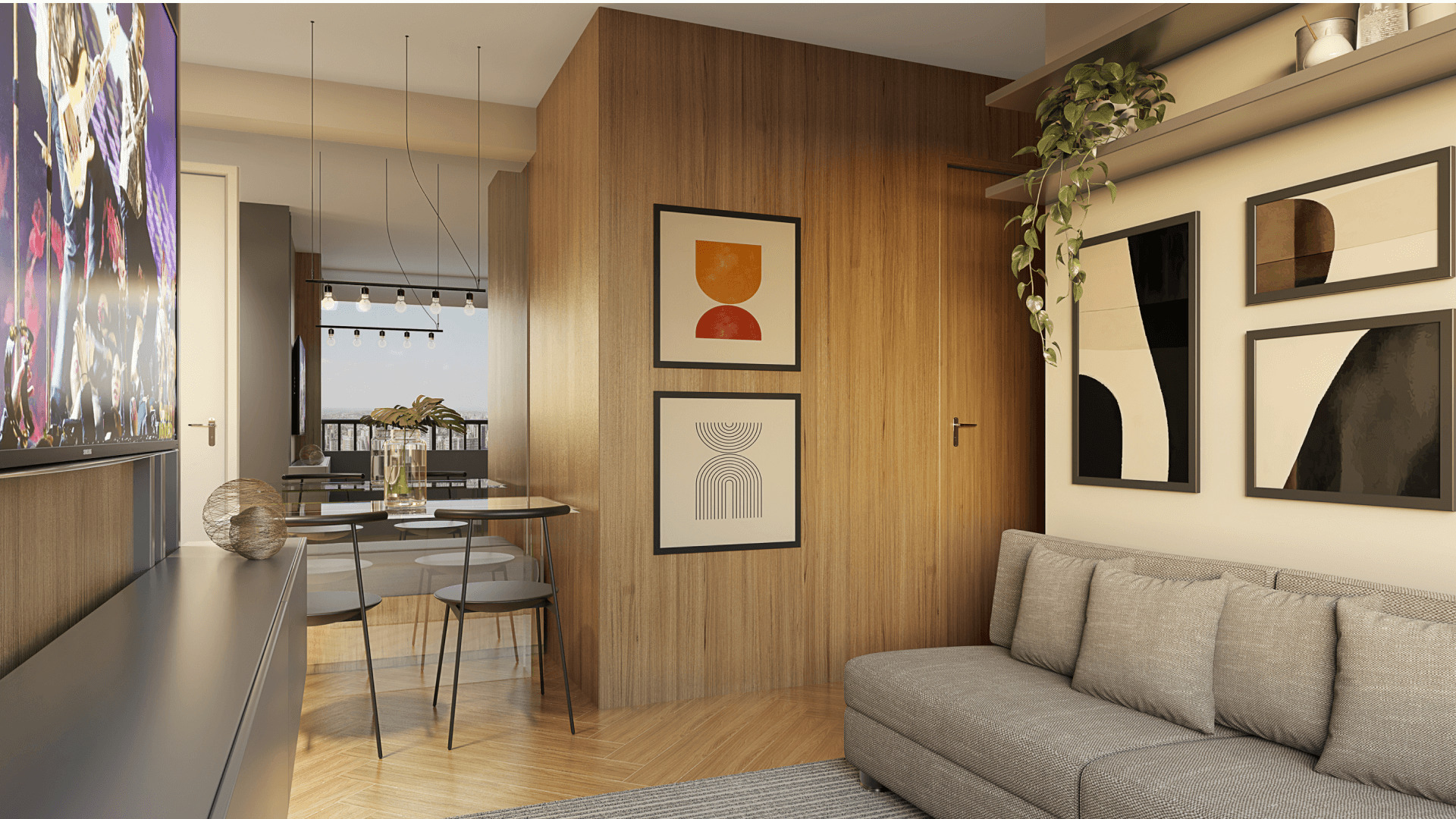 Line Barra Funda Residence - Fase 1 - 49601 - Living