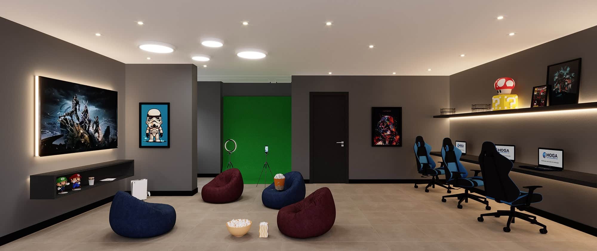Seletto Santa Catarina - 52598 - Sala de jogos