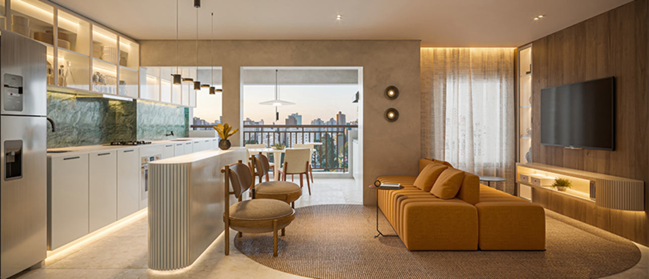 Grand Club Home Spaces Alto da Boa Vista - Residencial - 56303 - Living