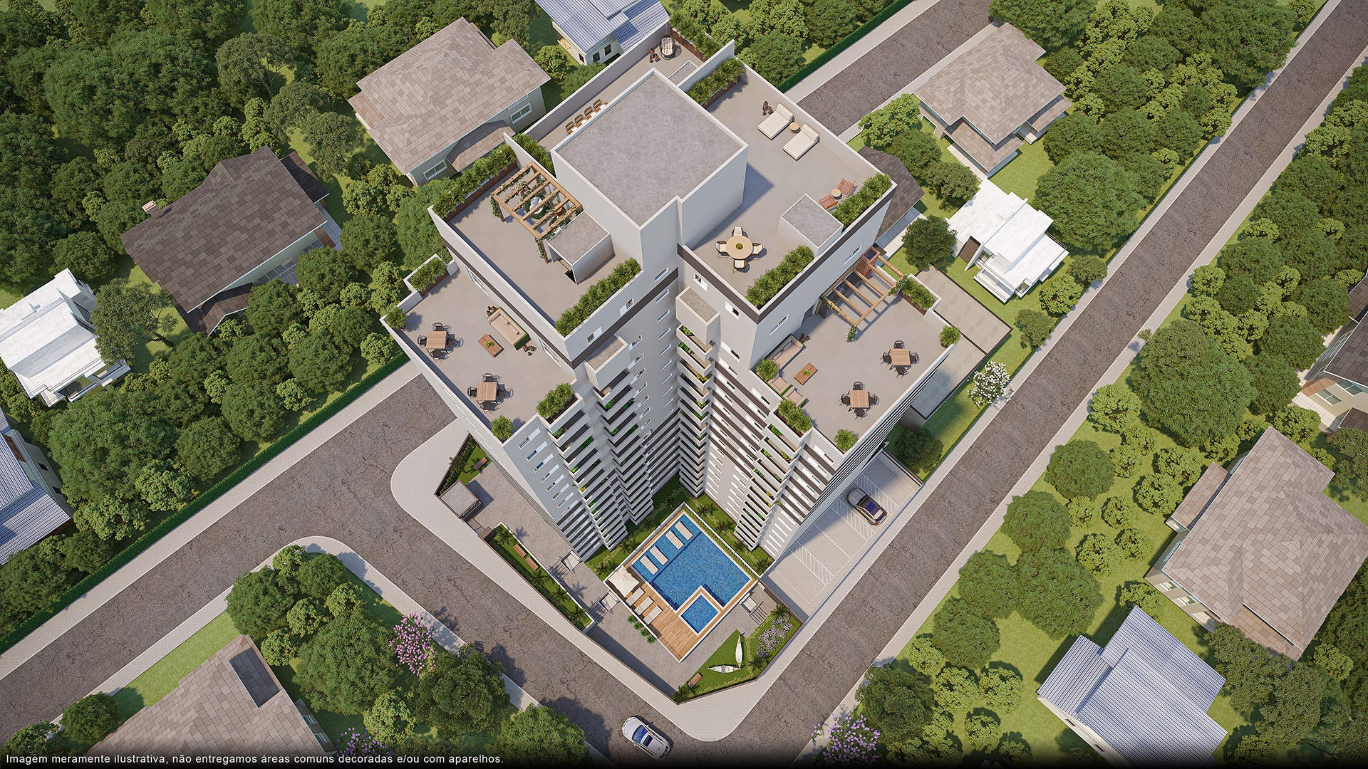Jardins de Anália Franco - 57707 - Aérea