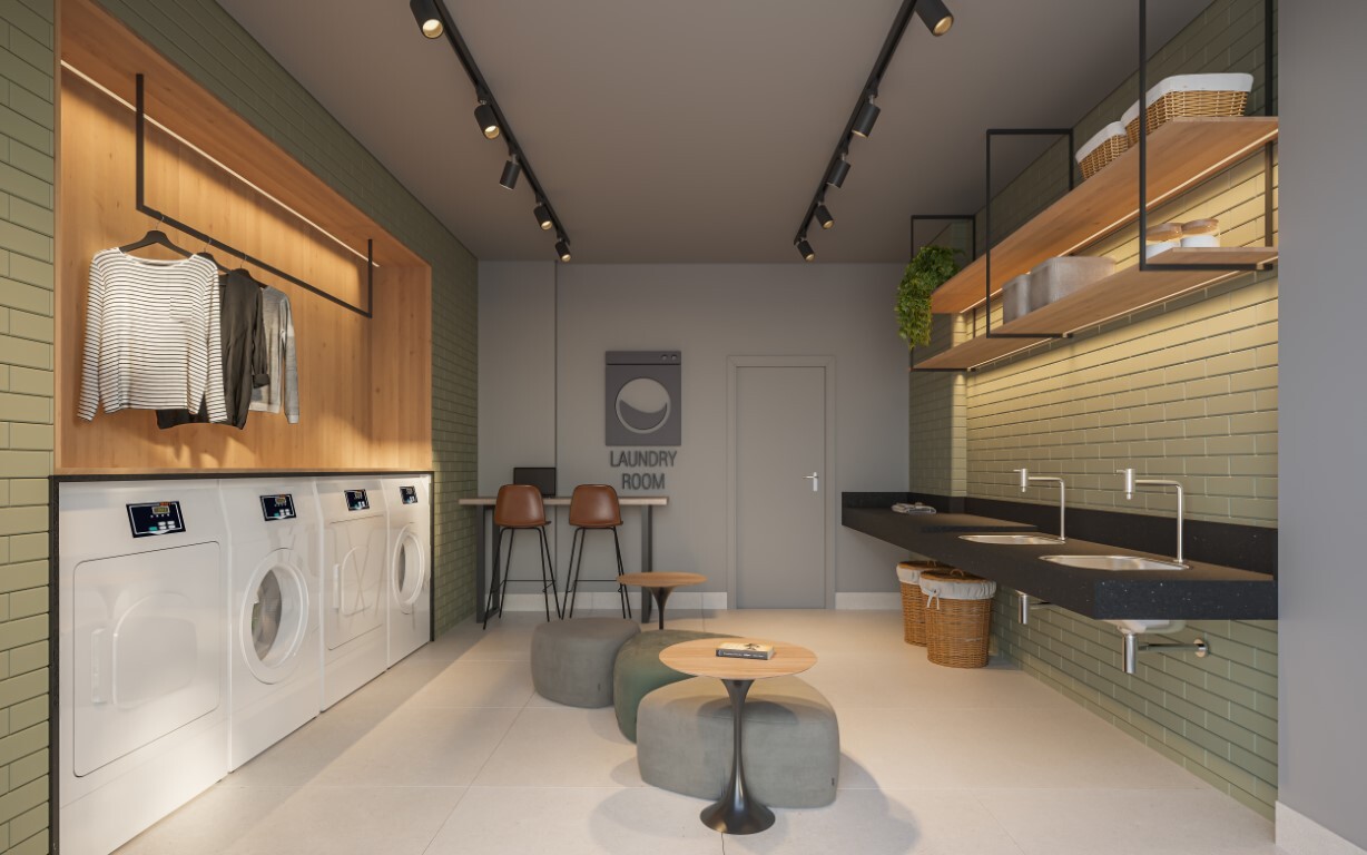 Bosque Diálogo Jd. Prudência - Residencial - 59104 - Lavanderia