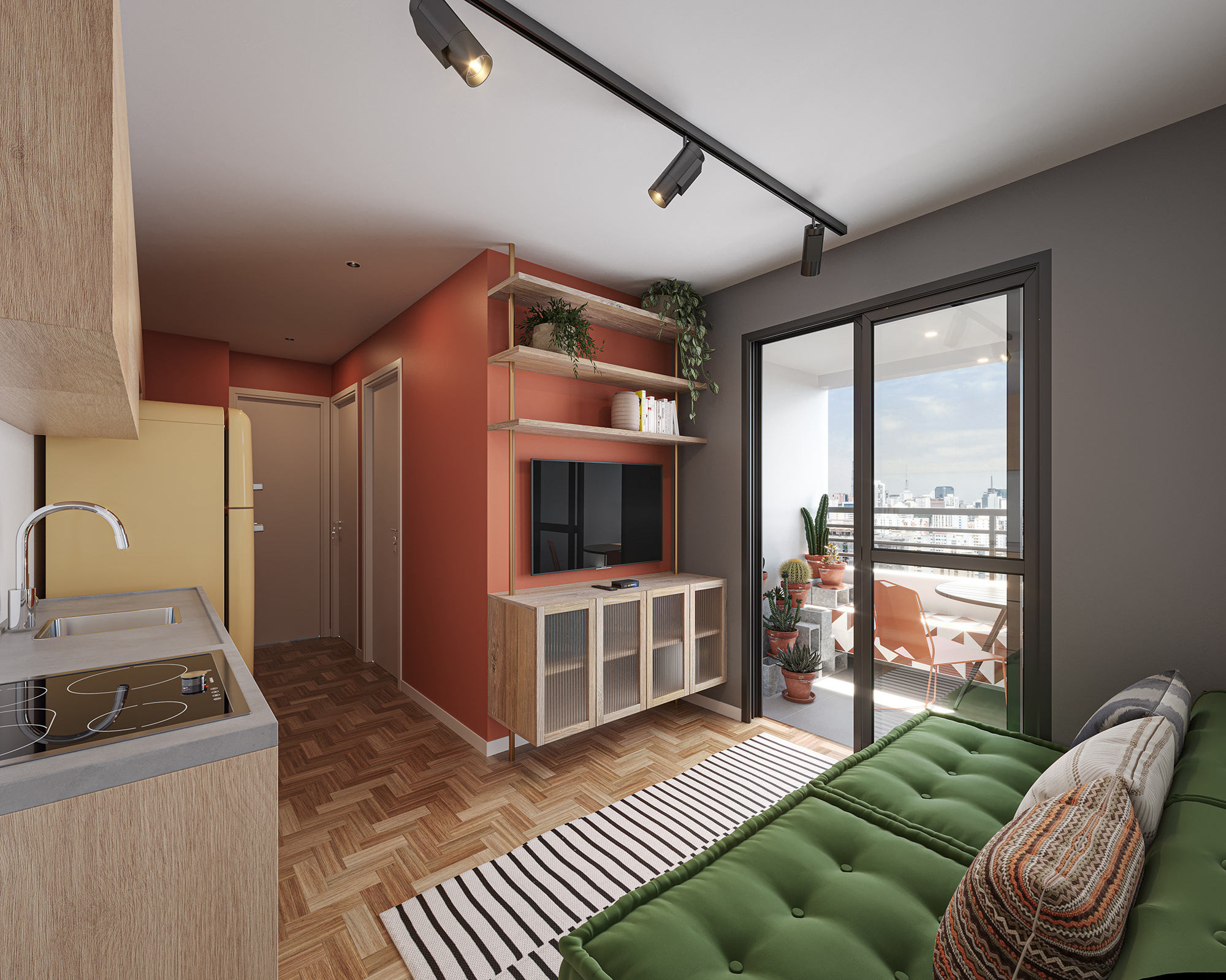 Nurban Barão de Campinas - Residencial - 60008 - Living