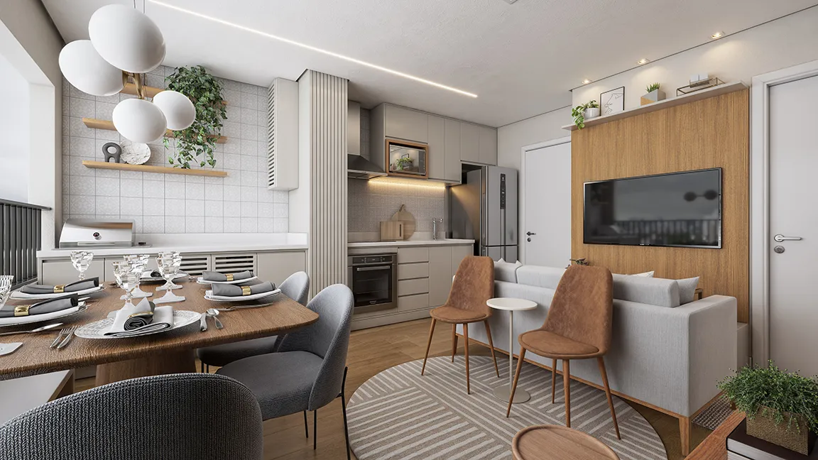 Pin Barra Funda - Residencial - 61168 - Living