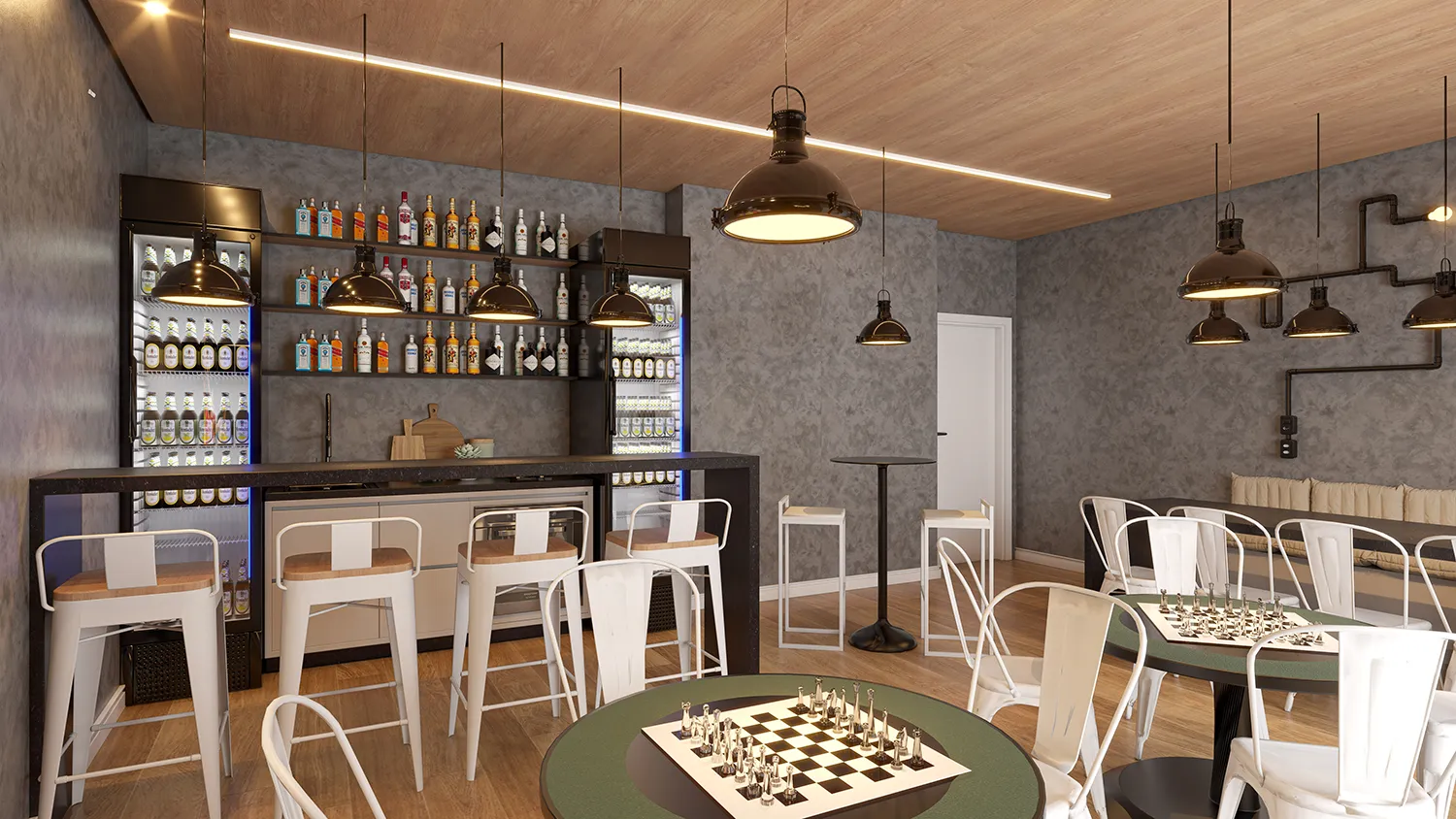 Pin Barra Funda - Residencial - 61168 - Sala de jogos