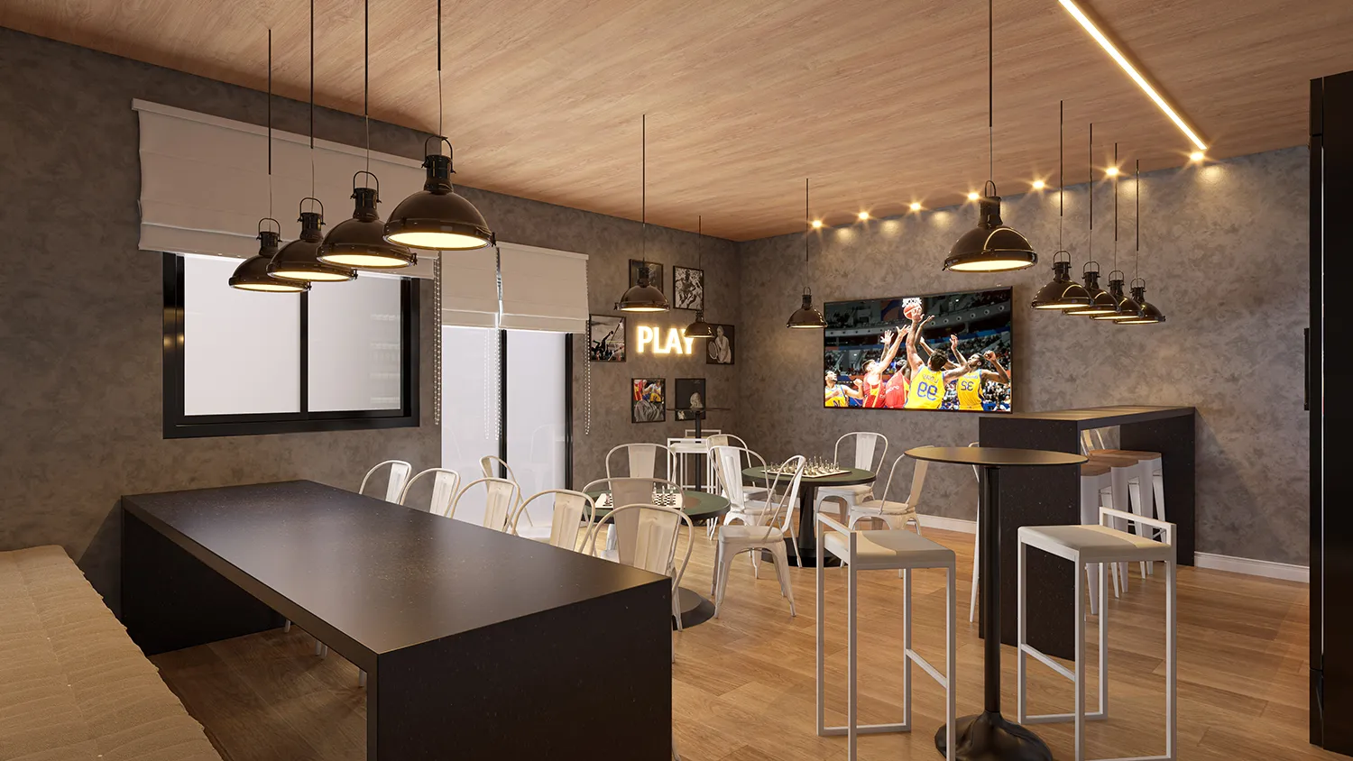 Pin Barra Funda - Residencial - 61168 - Sala de jogos