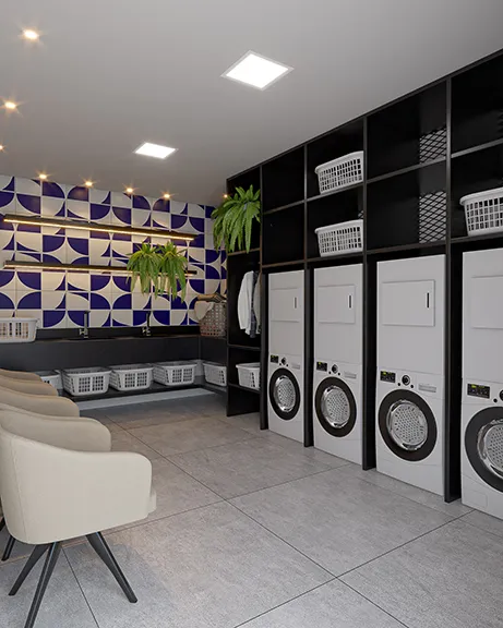 Pin Barra Funda - Residencial - 61168 - Lavanderia