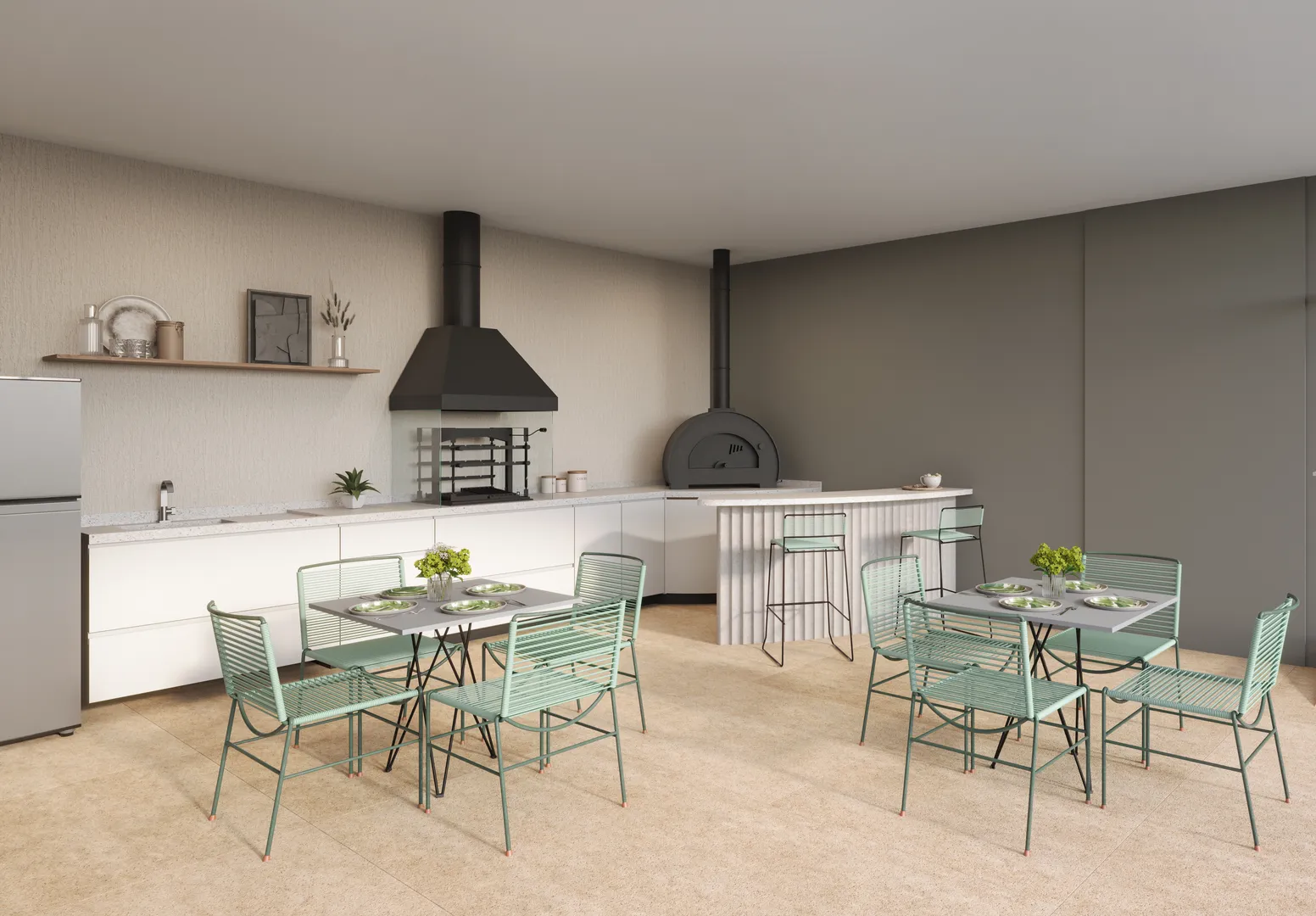 Near Guarapiranga Living - Residencial - 61216 - Churrasqueira