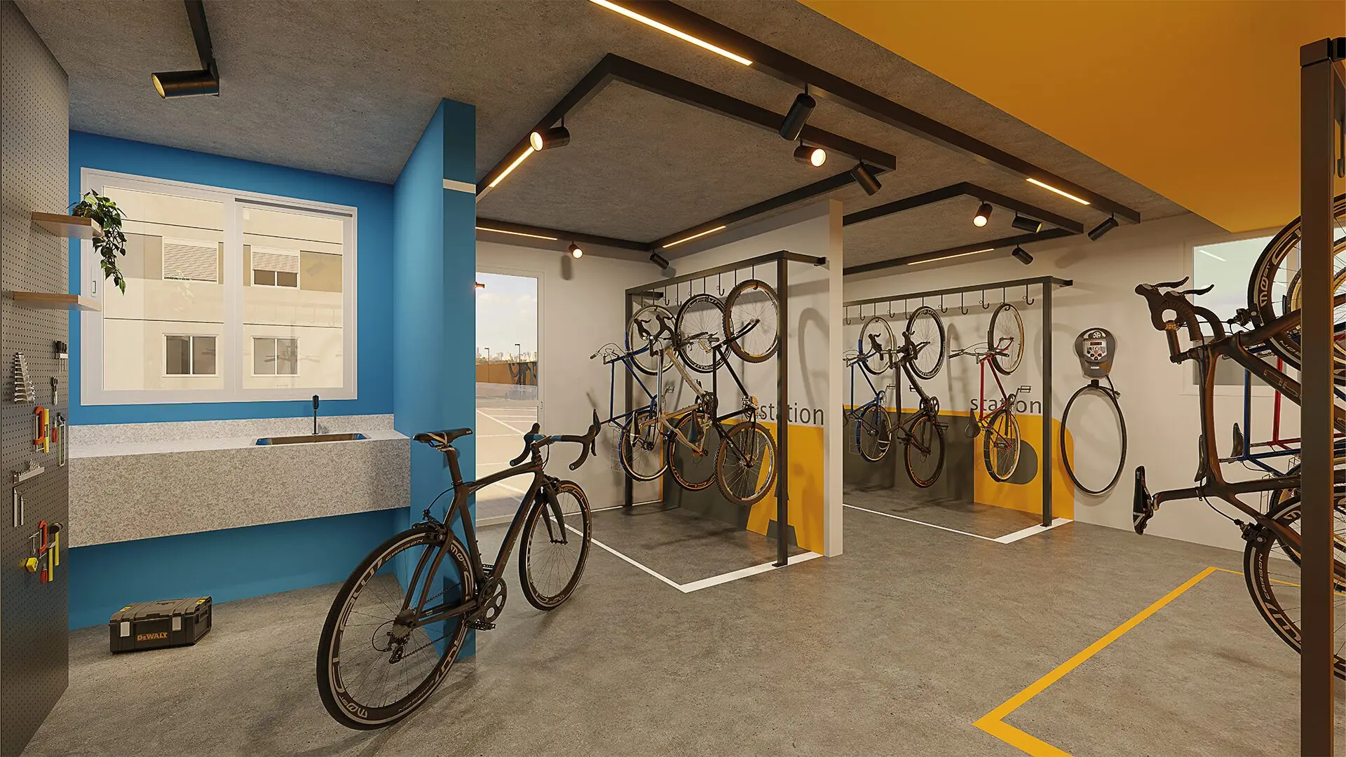 Pátio Central Galeria - Fase 1 - 68676 - Bicicletário