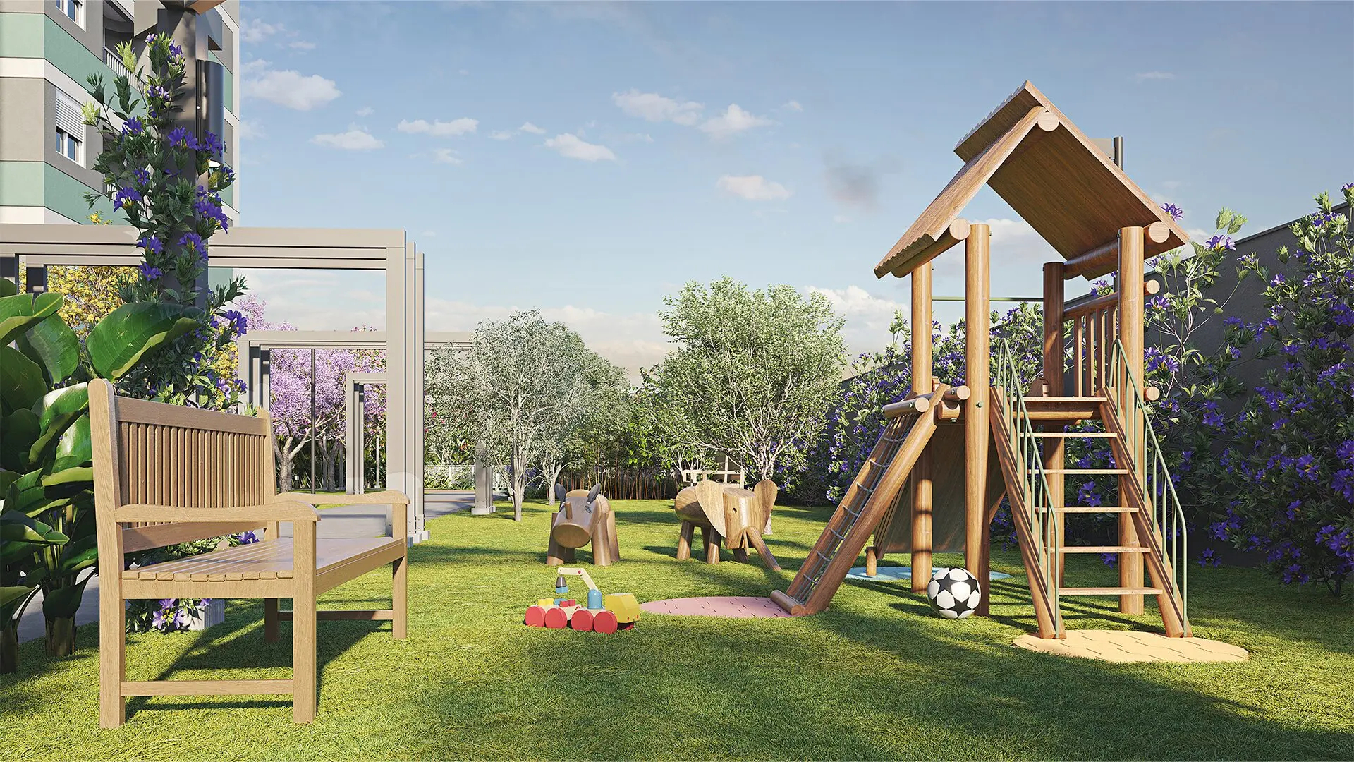 Pátio Central Galeria - Fase 1 - 68676 - Playground