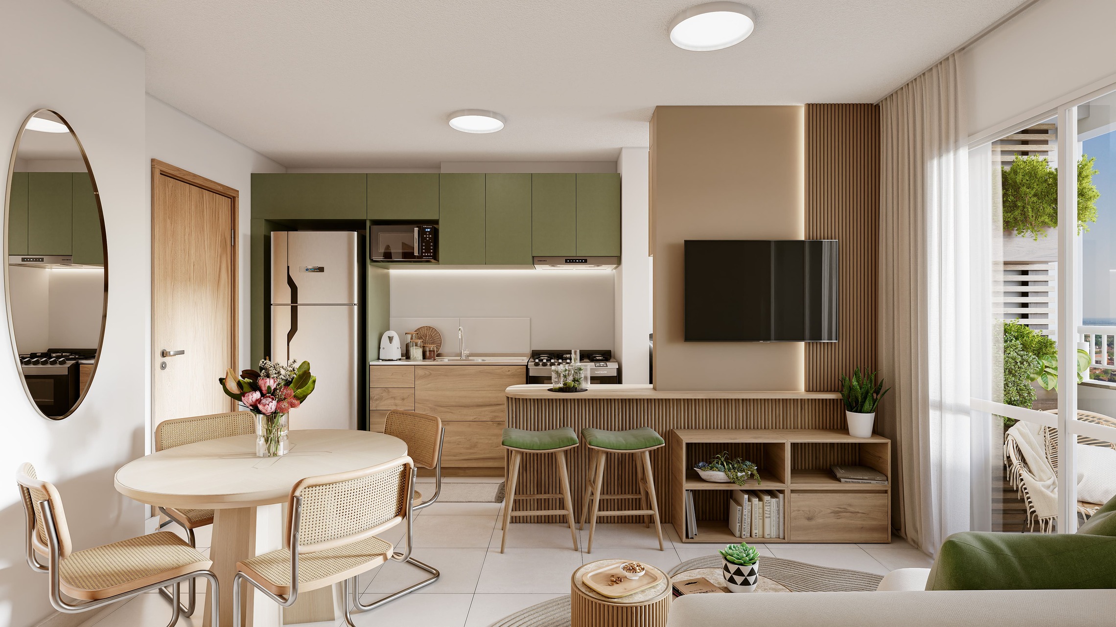 Residencial Ipês - Fase 1 - 68855 - Living